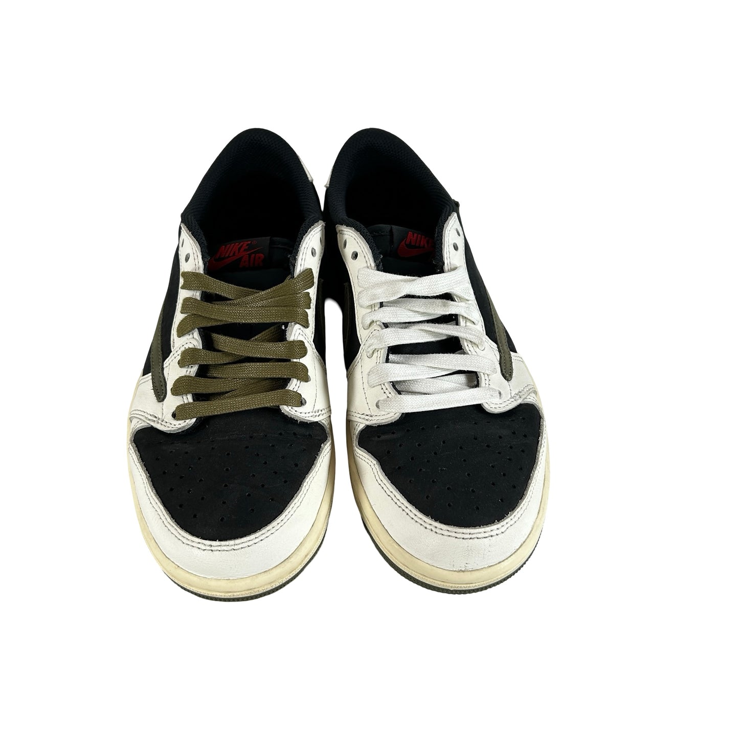 DZ4137 106 Jordan 1 Retro Low OG SP Travis Scott Olive (W) [USED] - 7 W (Used) (No Box)