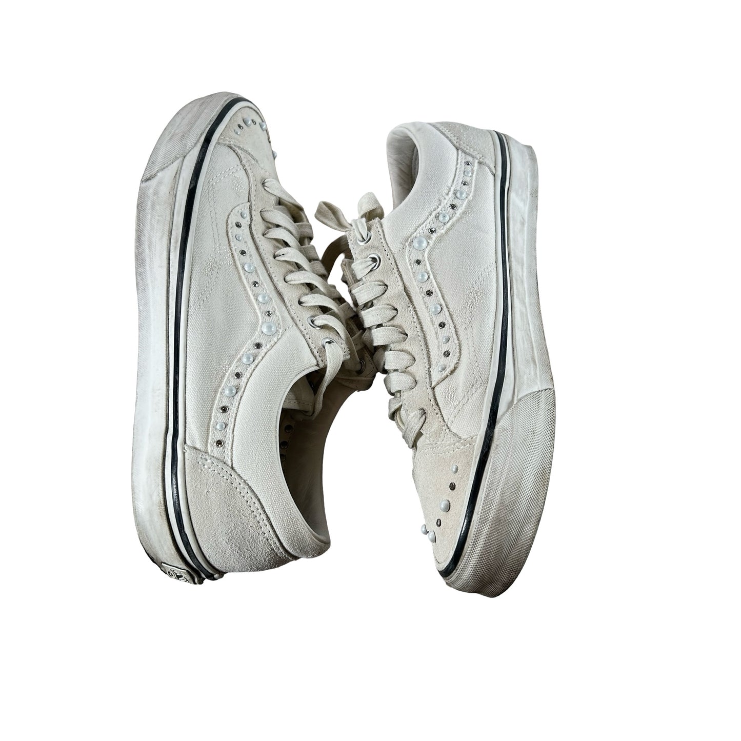 VN000E8VCCZ Vans OTW Old Skool 36 Pearlized Pack Marshmallow [USED] - 12 M (Used2)