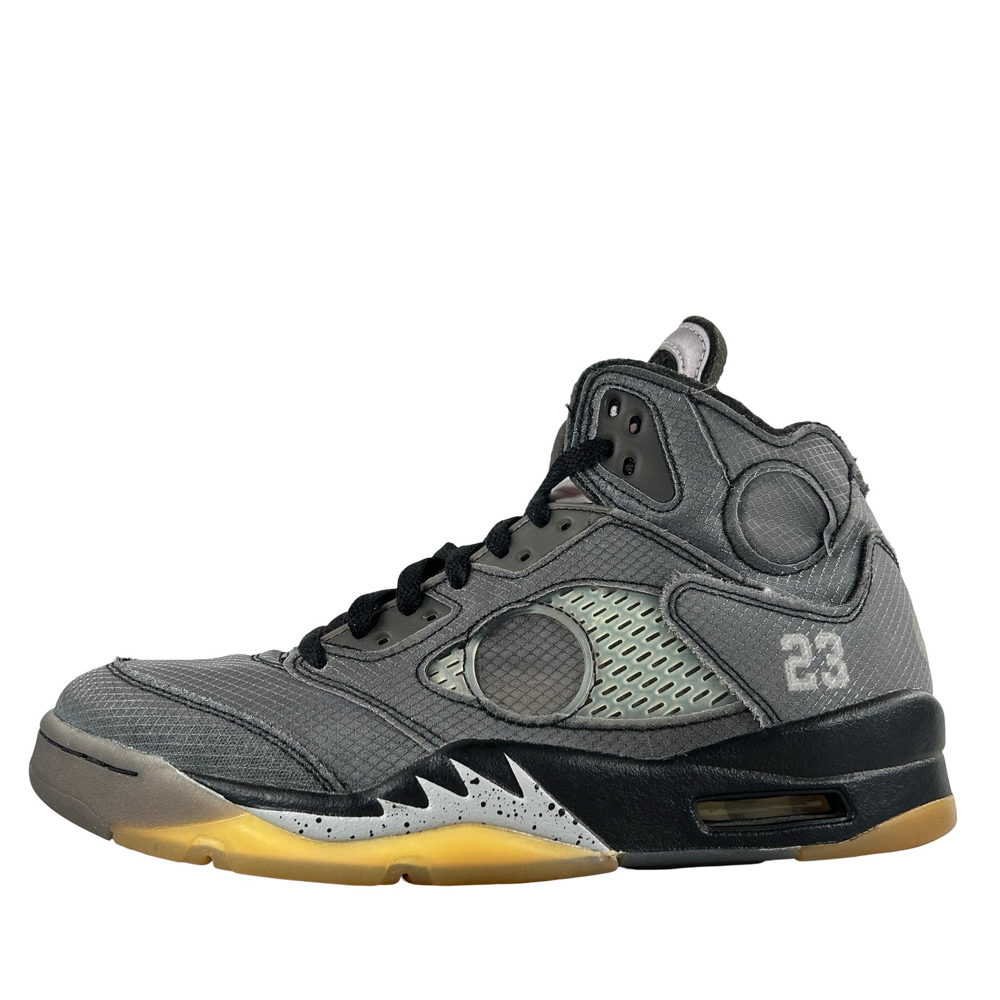 CT8480 001 Jordan 5 Off-White Black [USED] - 9.5 M (Used4)