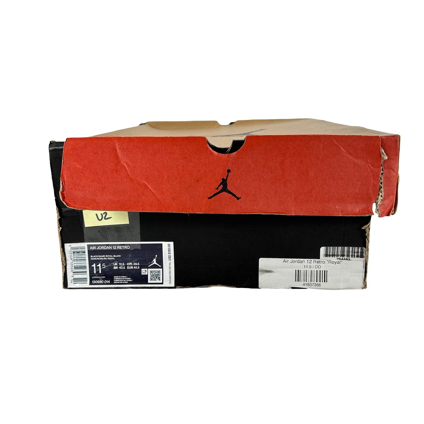 130690 014 Jordan 12 Retro Black Game Royal [USED] - 11.5 M (Used2)