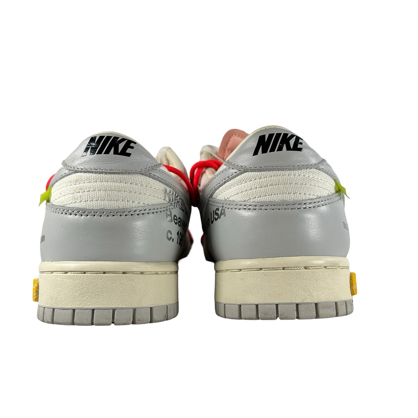 DM1602 110 Nike Dunk Low Off-White Lot 6 [USED] - 12 M (Used) (No Box) (No Insoles)