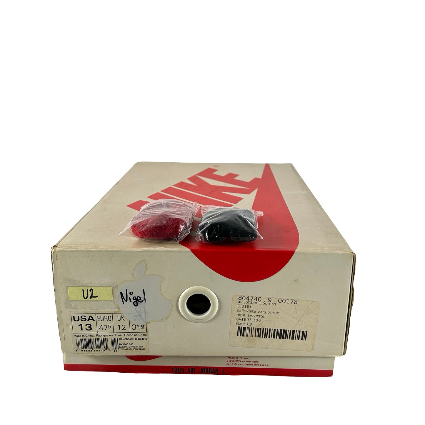 BV1803 106 Jordan 1 Retro High Nigel Sylvester [USED] - 13 M (Used2)