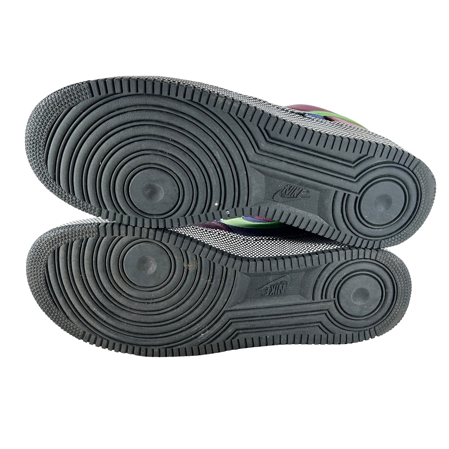 312486 031 Nike Air Force 1 Low Insideout Green Bean Grape [USED] - 13 M (Used)