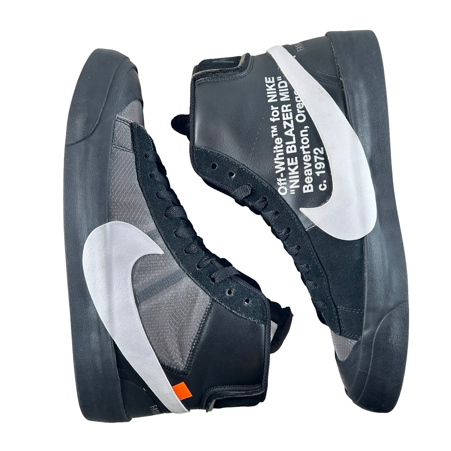 AA3832 001 Nike Blazer Off-White Black [USED] - 10 M (Used)