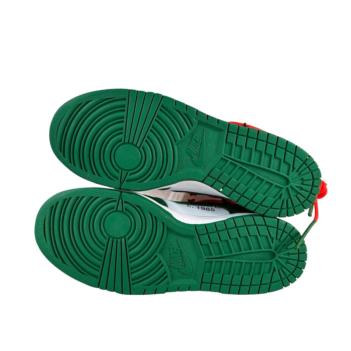 CT0856 100 Nike Dunk Low Off-White Green [USED] - 9.5 M (VNDS)