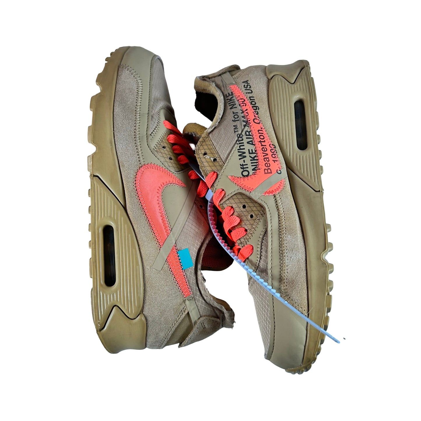 AA7293 200 Nike Air Max 90 Off-White Desert Ore [USED] - 10.5 M (Used)