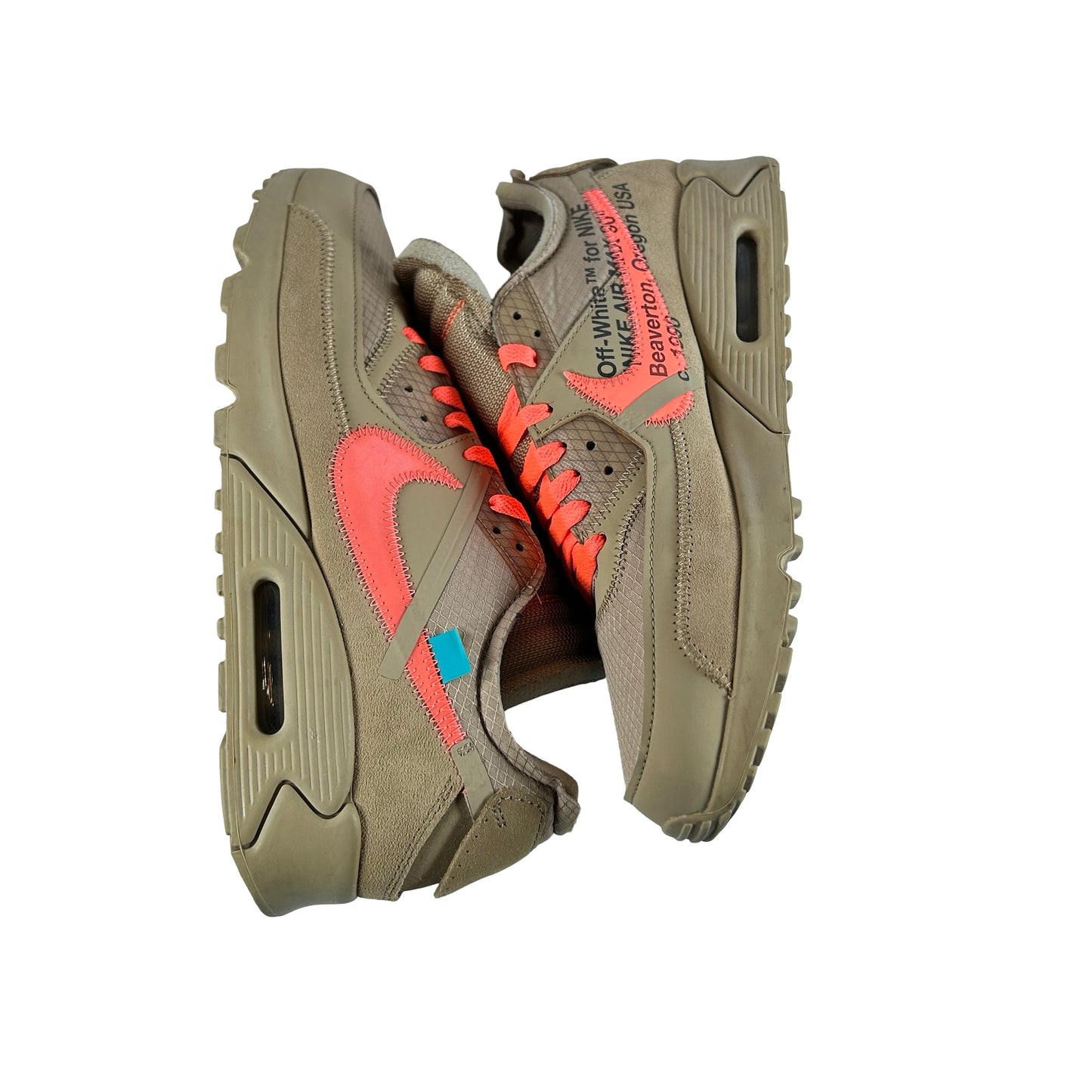 AA7293 200 Nike Air Max 90 Off-White Desert Ore [USED] - 10 M (Used)