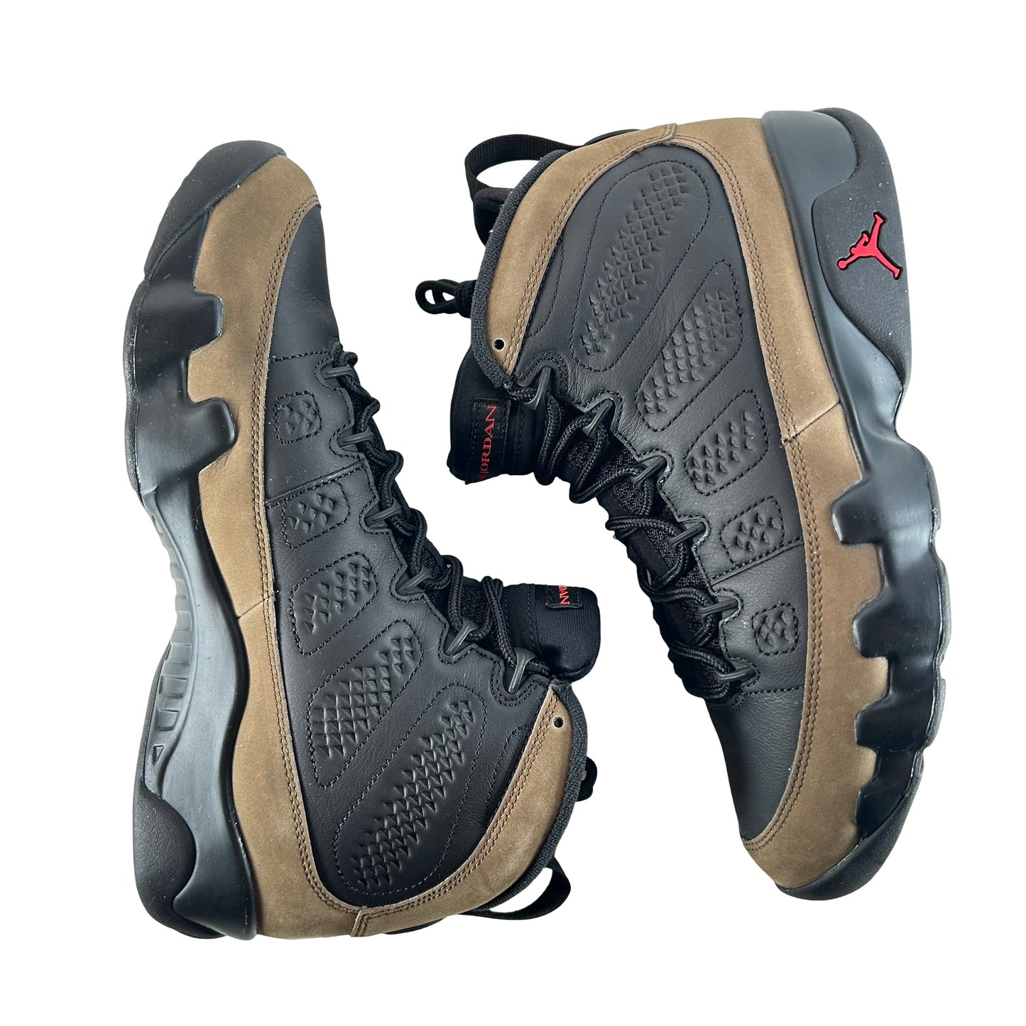 HV4794 030 Air Jordan 9 Retro Olive (2024) [USED] - 9.5 M (Used3)