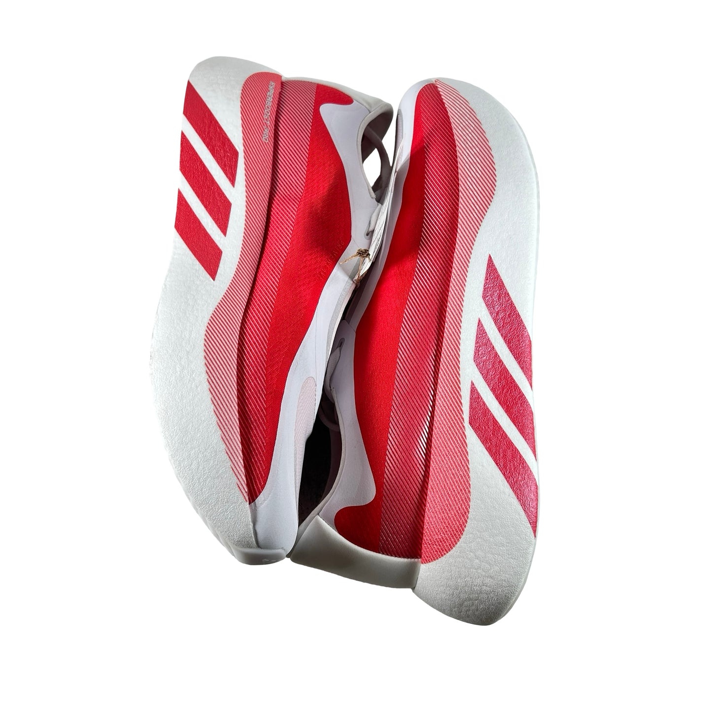 KI1913 adidas Hyper Boost Edge White Pure Ruby - 14 M (No Box) (Markings on Outsole)