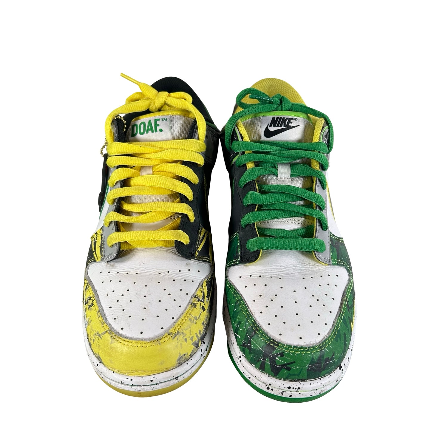 HV1454 100  Nike Dunk Low What the Duck Away University of Oregon PE [USED] - 8.5 M (Used)