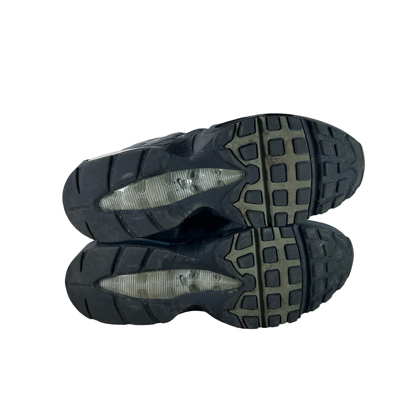 HJ5996 003 Nike Air Max 95 OG Big Bubble Black Medium Olive (W) [USED] - 14.5 W (Used)