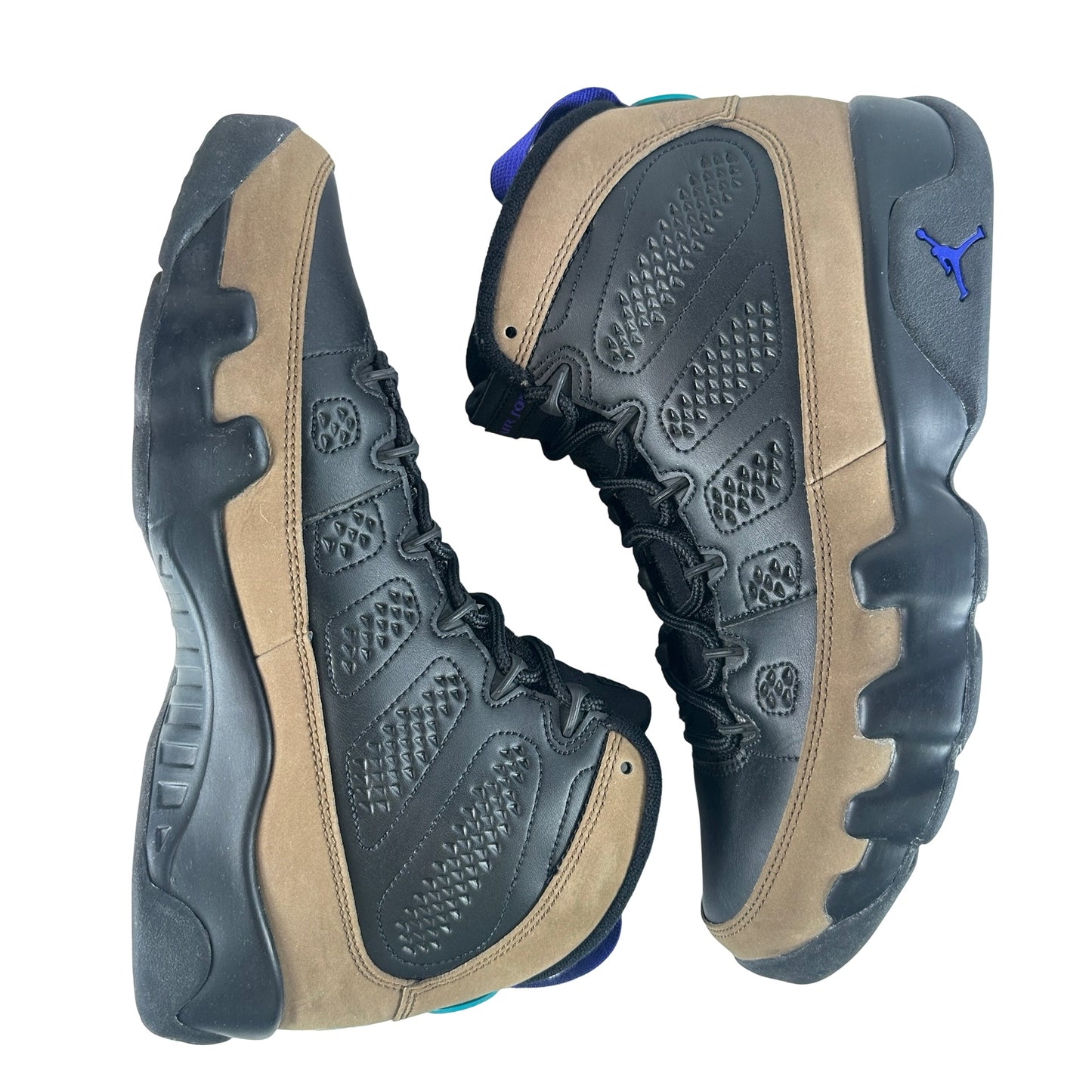 CT8019 034 Jordan 9 Retro Light Olive Concord [USED] - 9.5 (Used)