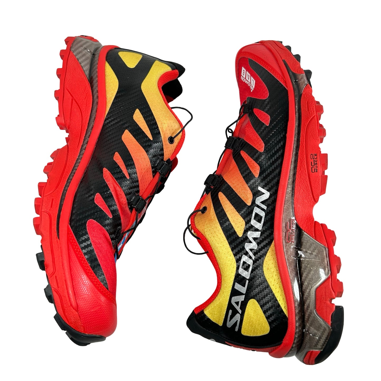 L4702420033 Salomon XT-4 OG Fiery Red Empire Yellow [USED] - 10.5 M (Used)