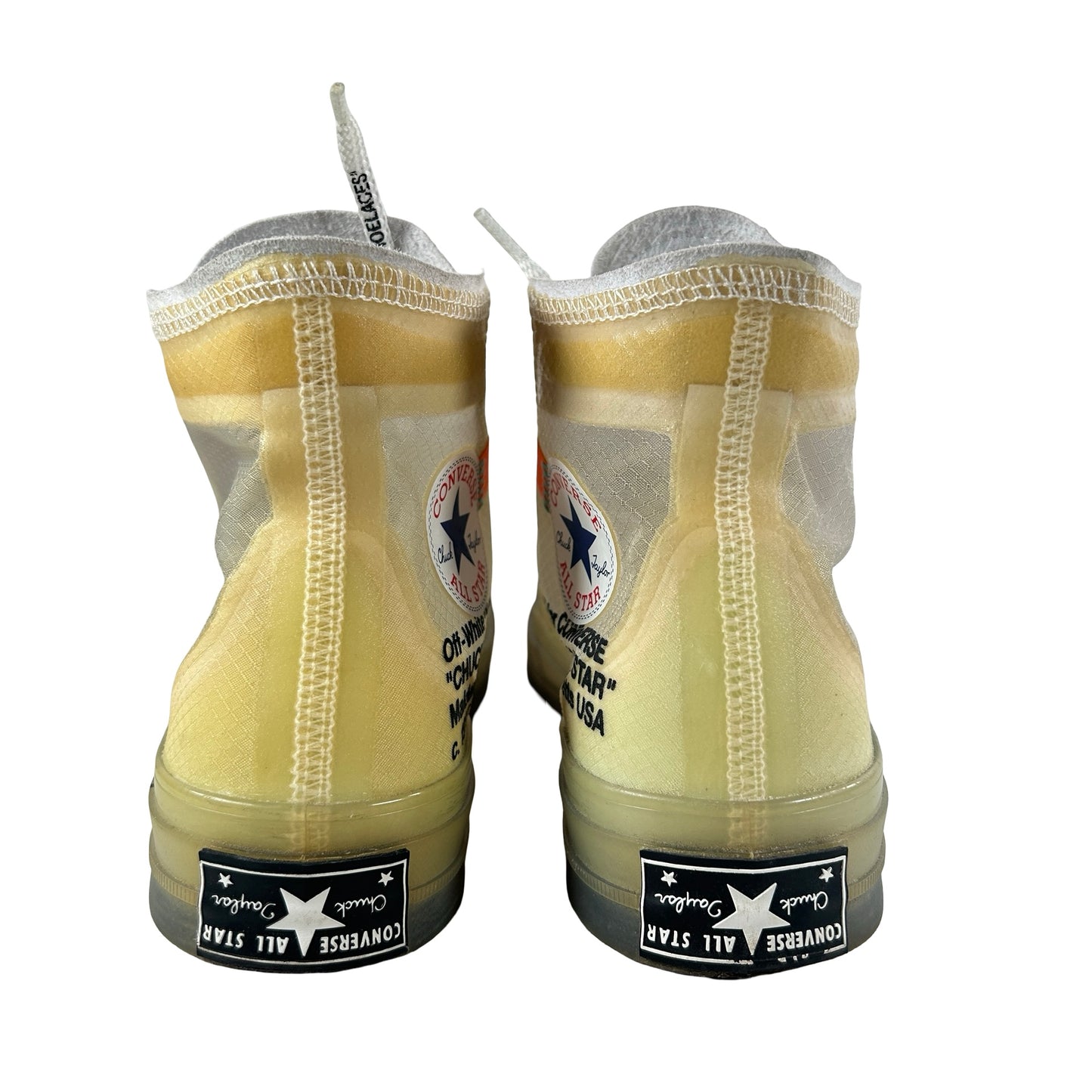 162204C Converse Chuck Taylor All Star Vulcanized Hi Off-White [USED] - 4 M (Used) (No Box)