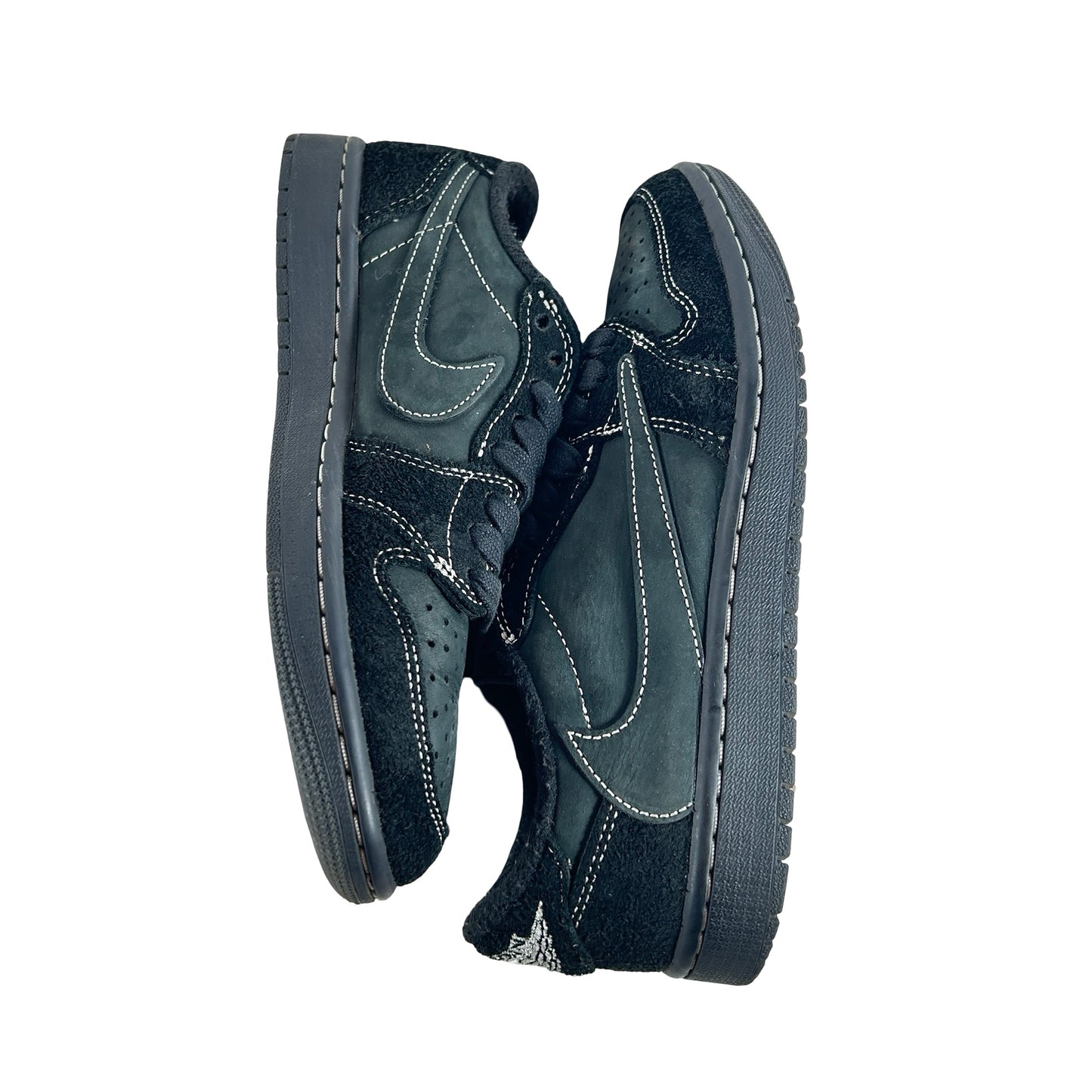 DM7866 001 Jordan 1 Retro Low OG Travis Scott Black Phantom [USED] - 5.5 M (Used) (No Box)