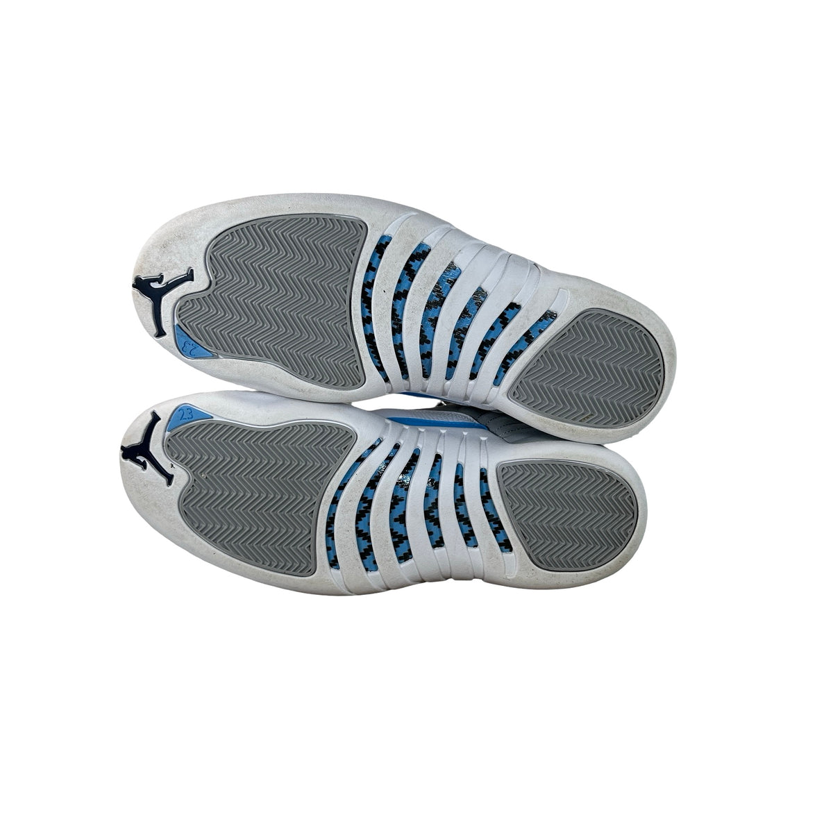 130690 007 Jordan 12 Retro Grey University Blue [USED] - 11 M (Used2)