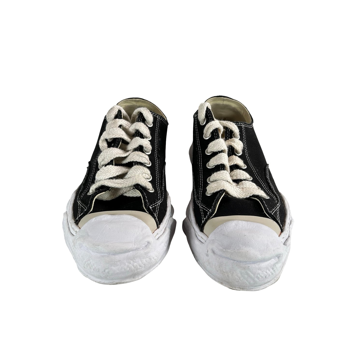 A01FW702 Maison Mihara Yasuhiro Hank OG Sole Canvas Low Black [USED] - 12 M (Used)