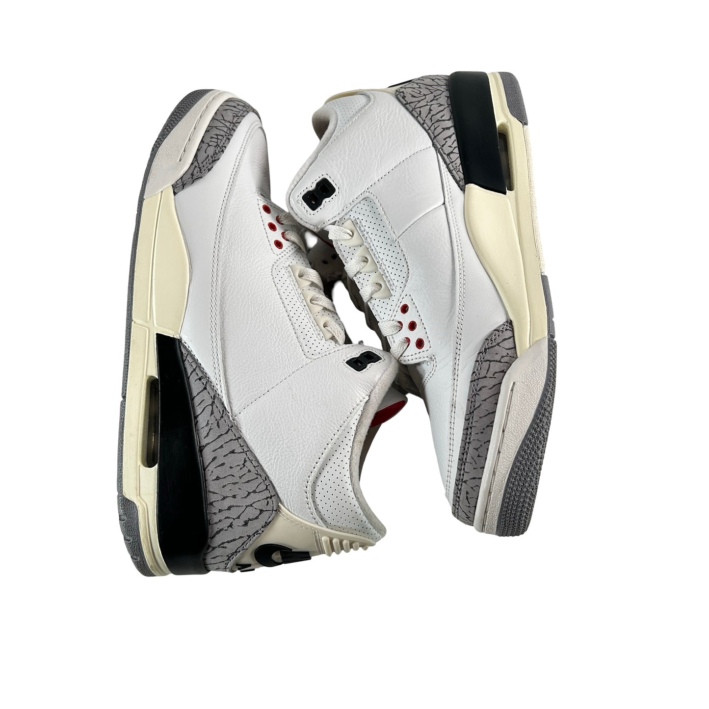 DN3707 100 Jordan 3 Retro White Cement Reimagined [USED] - 10 M (Used16)