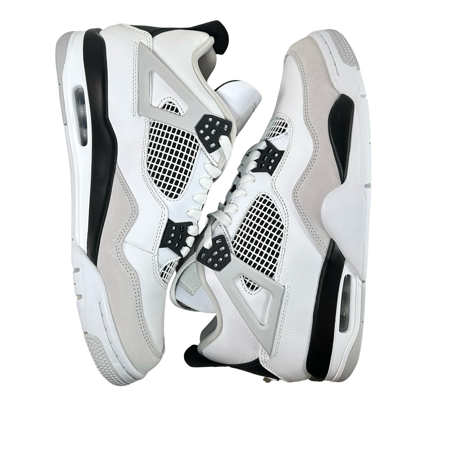 DH6927 111 Jordan 4 Retro Military Black [CONDITIONAL] - 11 M (Yellowing left outside panel)