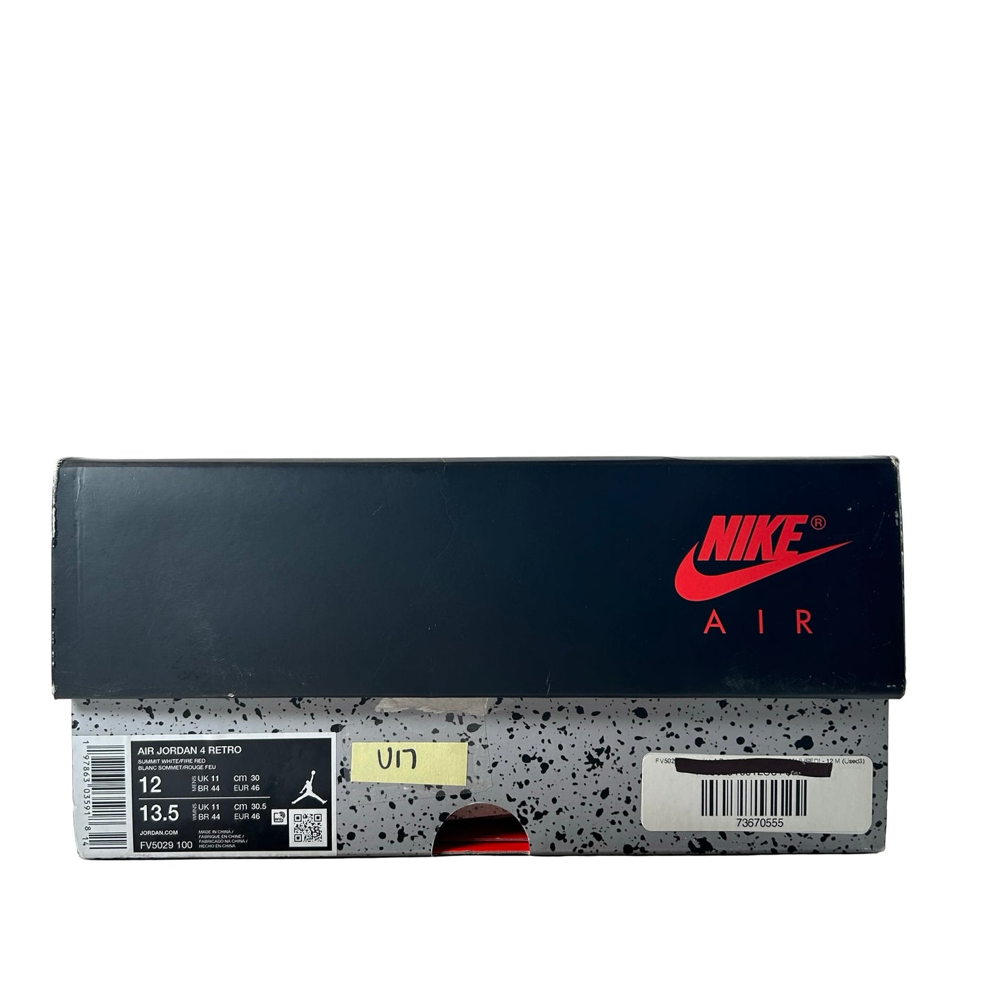 FV5029 100 Jordan 4 Retro White Cement (2025) [USED] - 12 M (Used17)