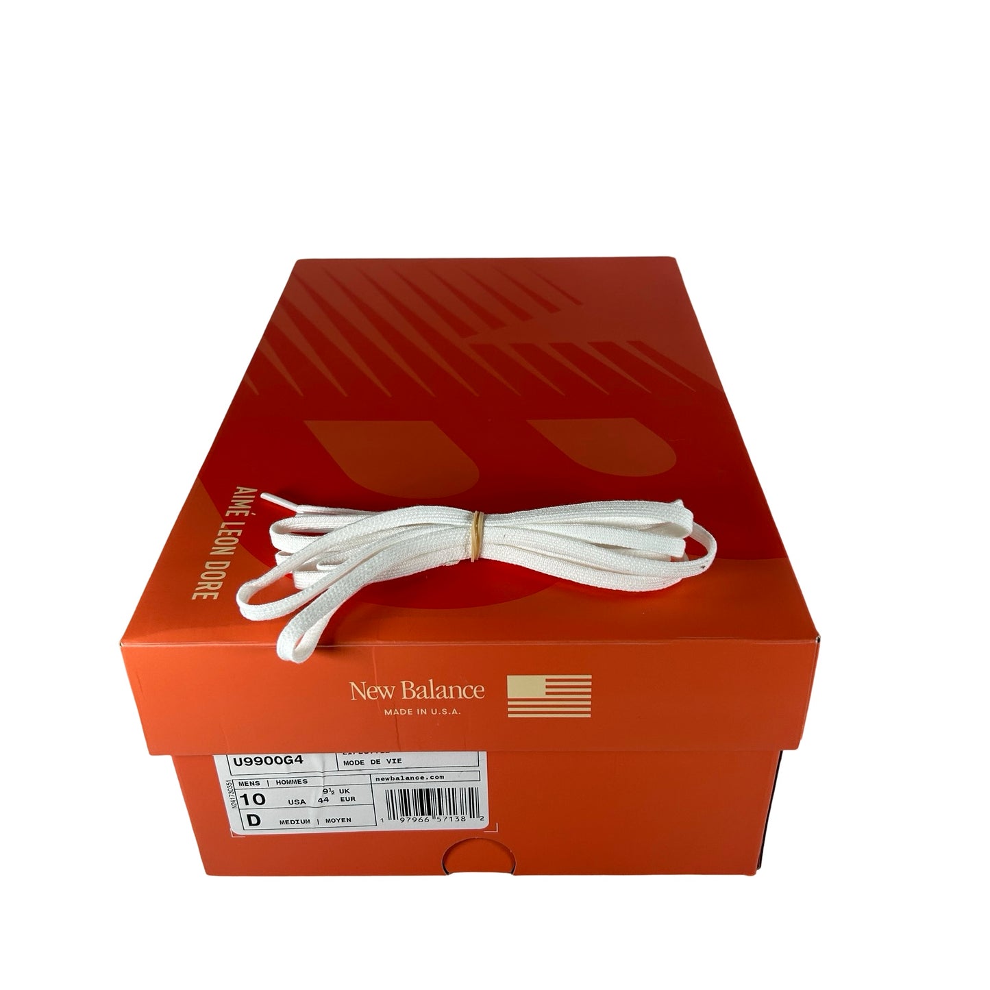 U9900G4 New Balance 990v4 MiUSA Aime Leon Dore Red Clay [USED] - 10 M (Used)