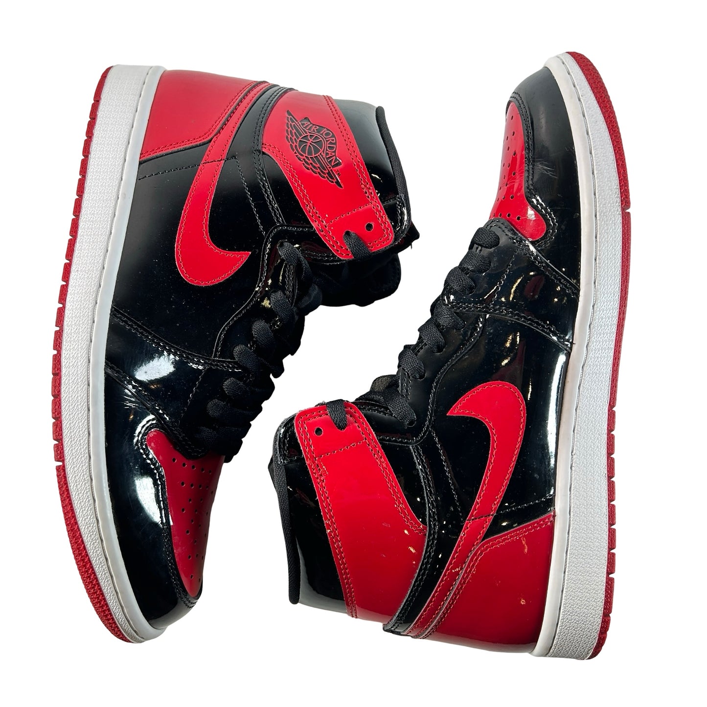 555088 063 Jordan 1 Retro High OG Patent Bred [USED] - 10.5 M (Used4)