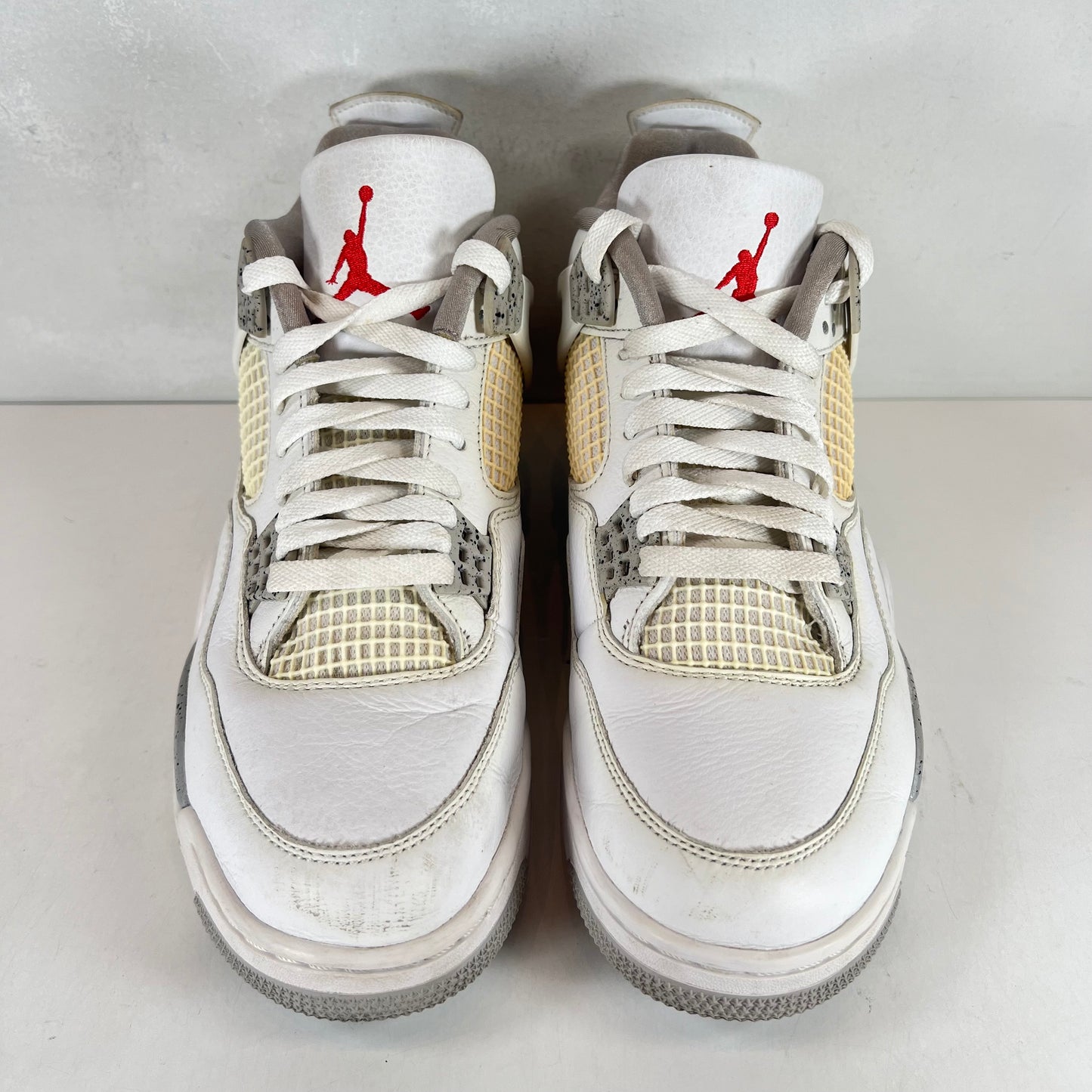 CT8527 100 Jordan 4 Retro White Oreo [USED] - 10.5 M (Used) (Missing Left Insole)