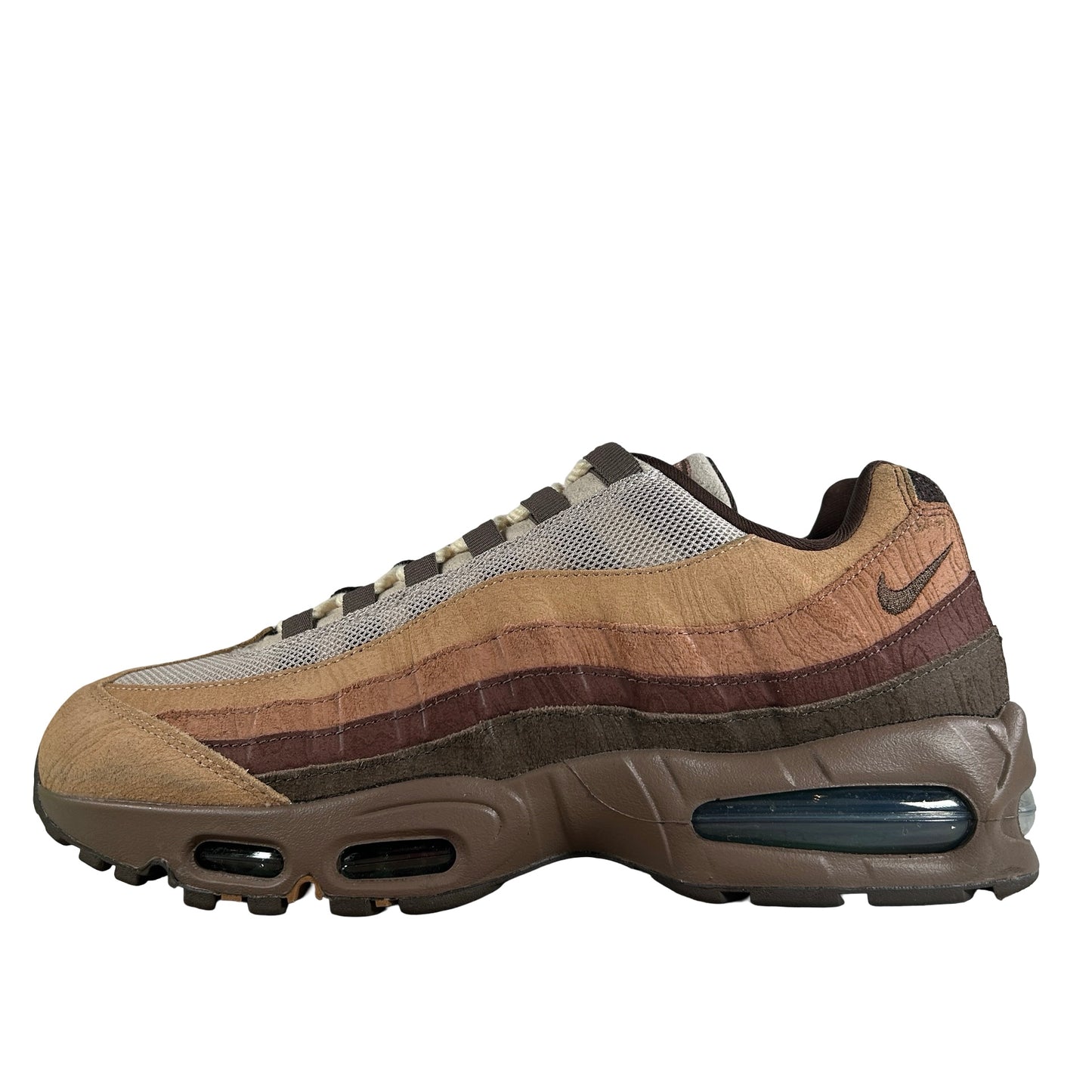 IQ3988 001 Nike Air Max 95 Big Bubble Ducks of a Feather Oregon Ducks Lumber Yard [USED] - 11 M (Used)