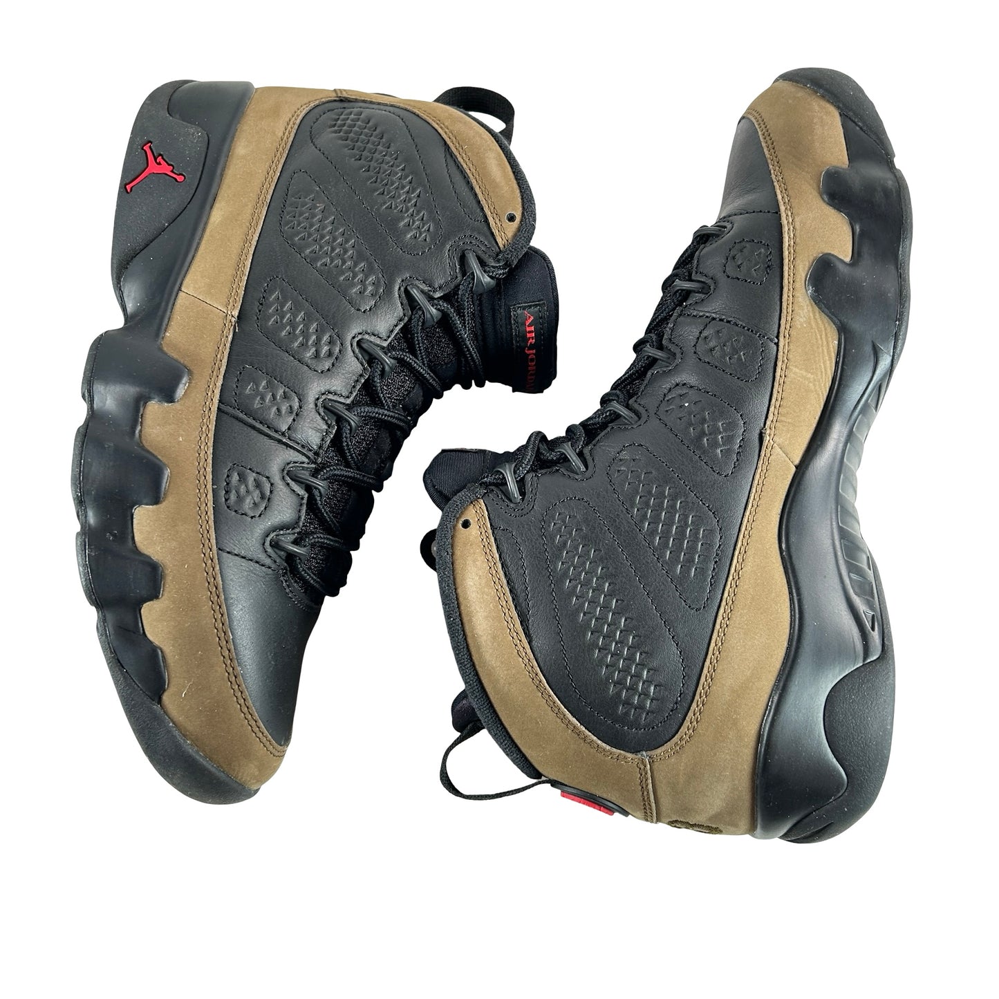 HV4794 030 Air Jordan 9 Retro Olive (2024) [USED] - 9.5 M (Used10)