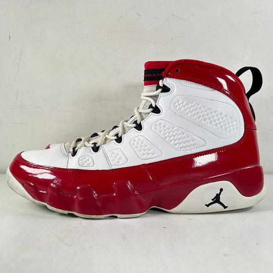 302370 160 Jordan 9 Retro White Gym Red [USED] - 11 M (Used)