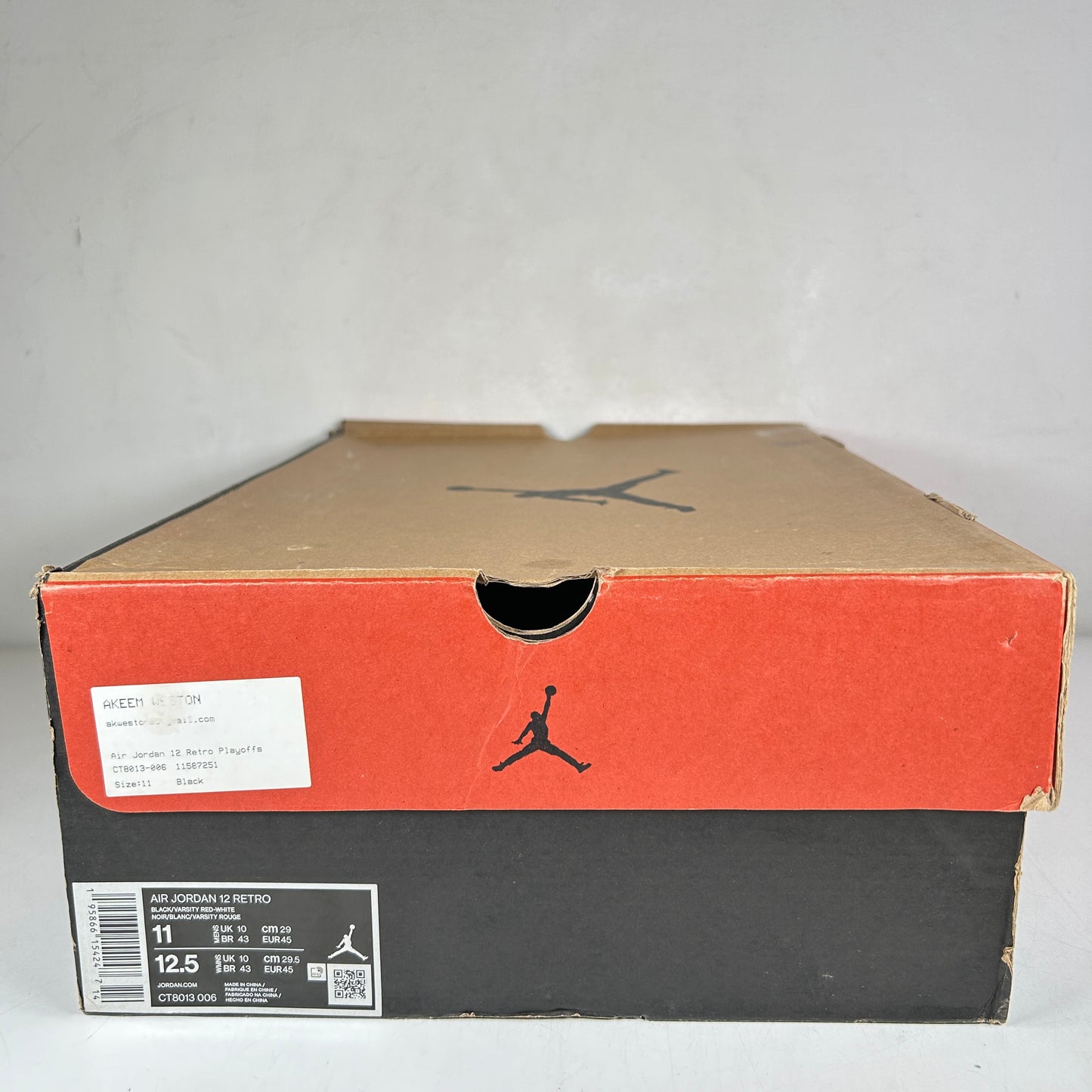 CT8013 006 Jordan 12 Retro Playoffs (2022) [USED] - 11 M (Used)