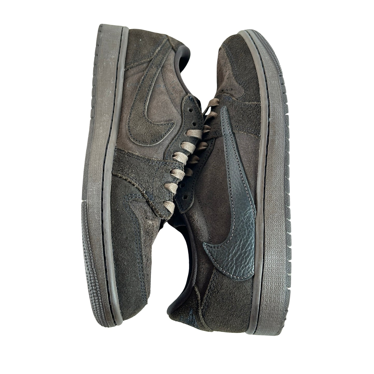 DM7866 202 Jordan 1 Retro Low OG SP Travis Scott Velvet Brown [USED] - 9.5 M (Used13)