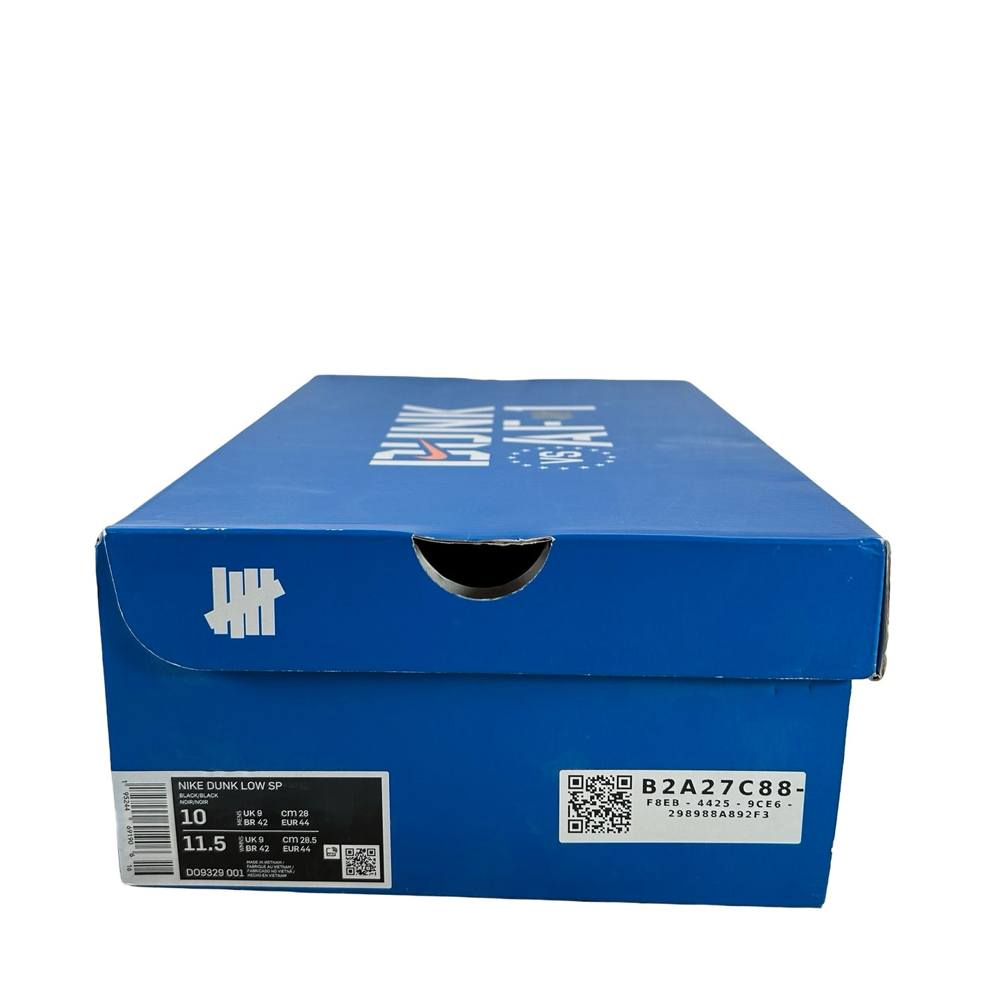 DO9329 001 Nike Dunk Low SP Undefeated 5 On It Black [USED] - 10 M (Used3)