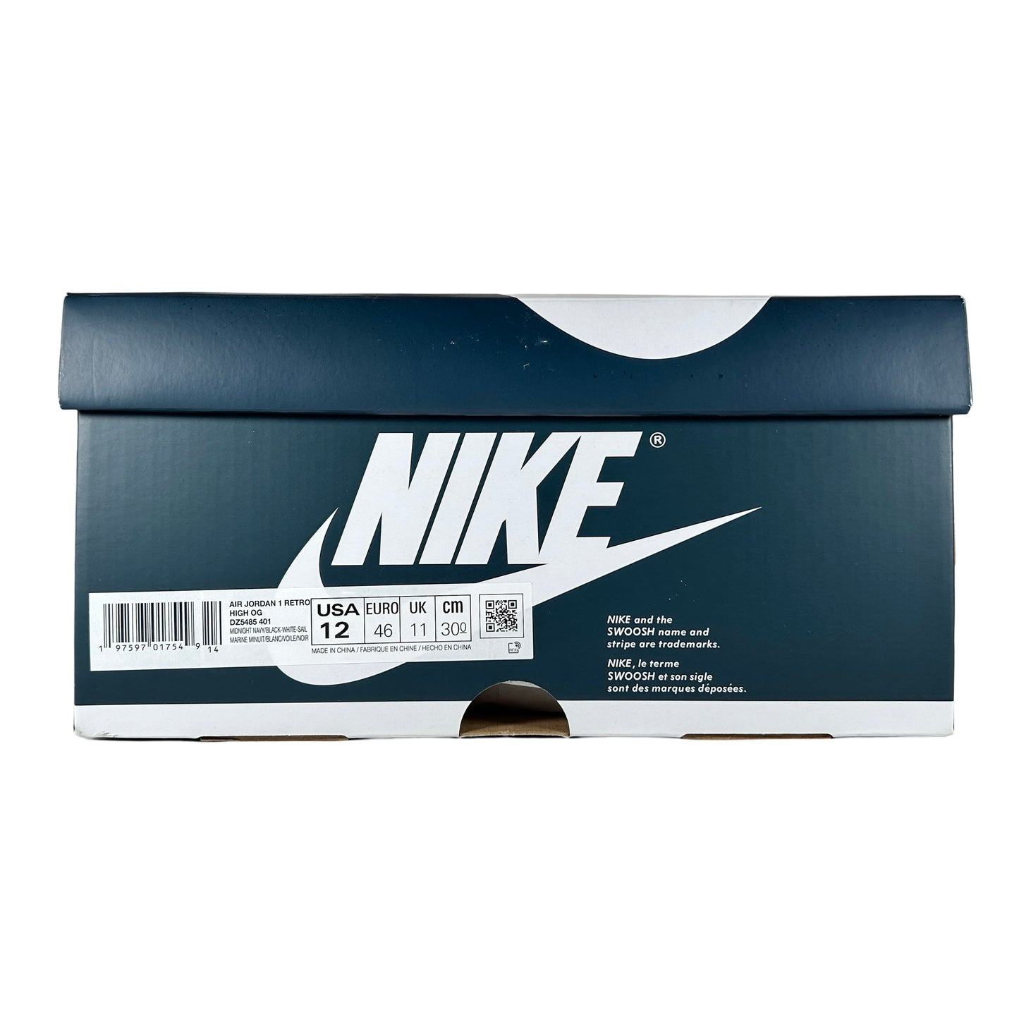 DZ5485 401 Jordan 1 Retro High OG Midnight Navy [USED] - 12 M (Used)