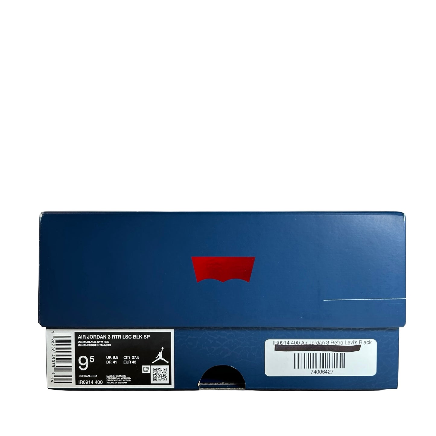 IR0914 400 Jordan 3 Retro Levi’s Black [USED] - 9.5 M (Used)