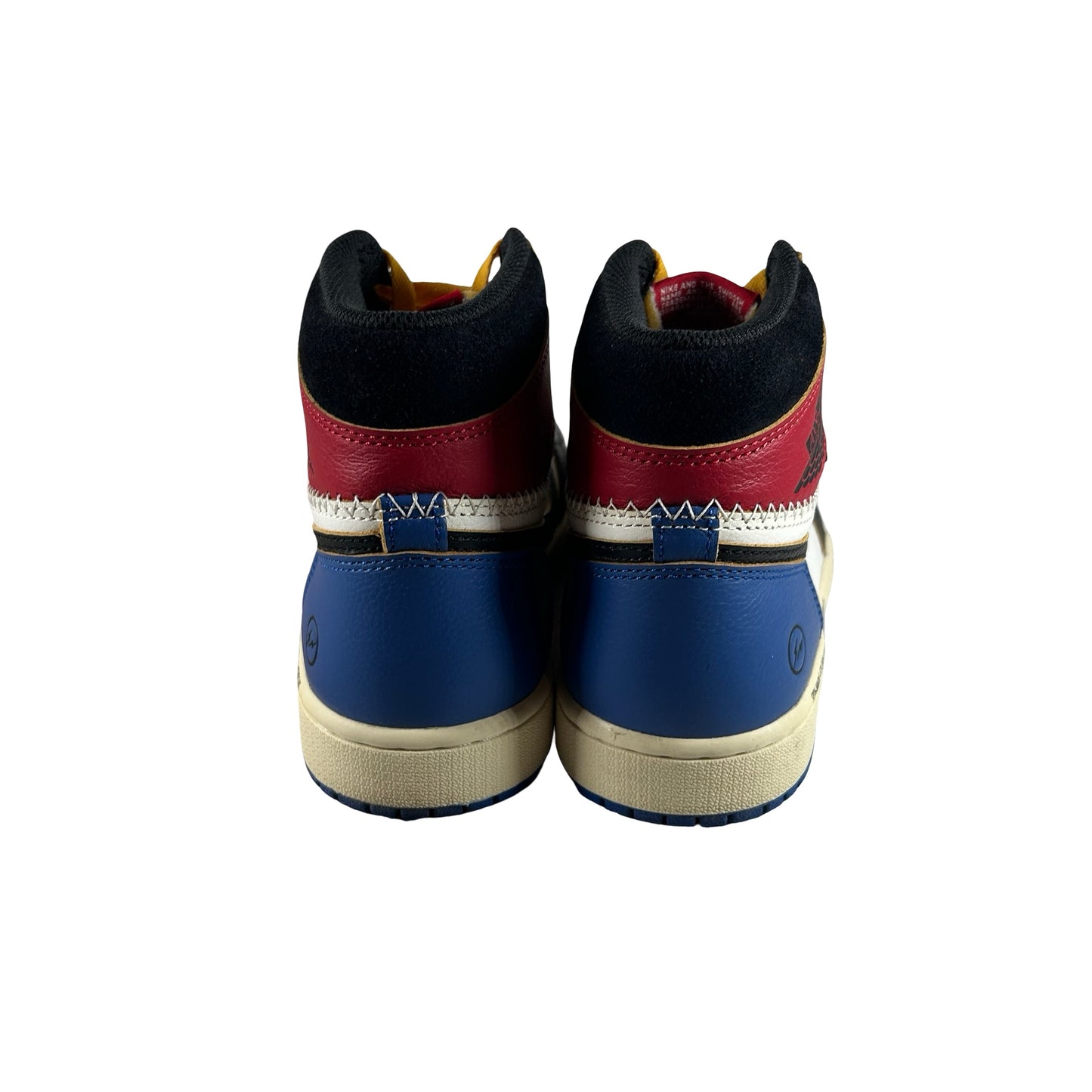 IO7847 002 Jordan 1 Retro High OG SP Fragment x Union LA Varsity Red Sport Royal [USED] - 9 M (Used)