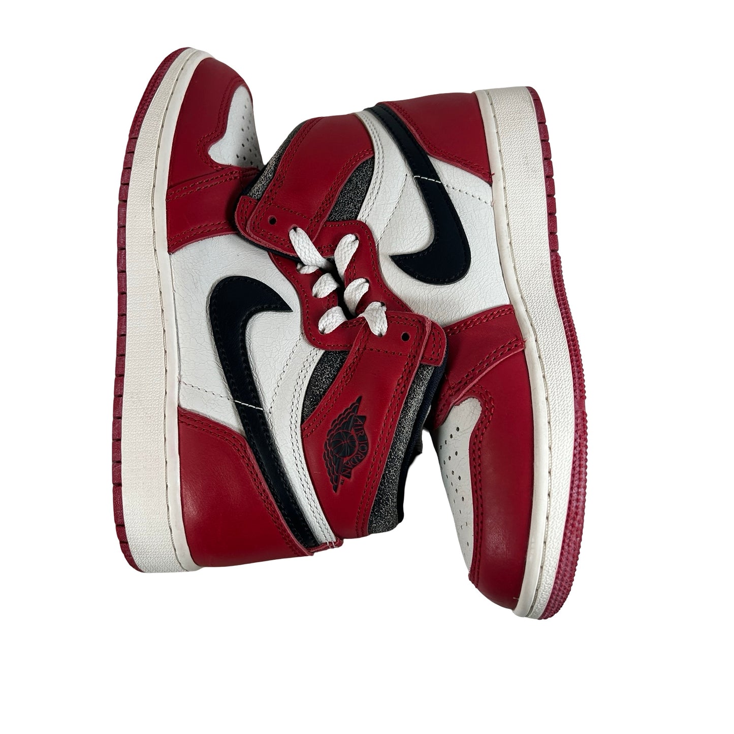 FD1437 612 Jordan 1 Retro High OG Chicago Lost and Found (GS) [USED] - 4 Y (Used) (No Box)