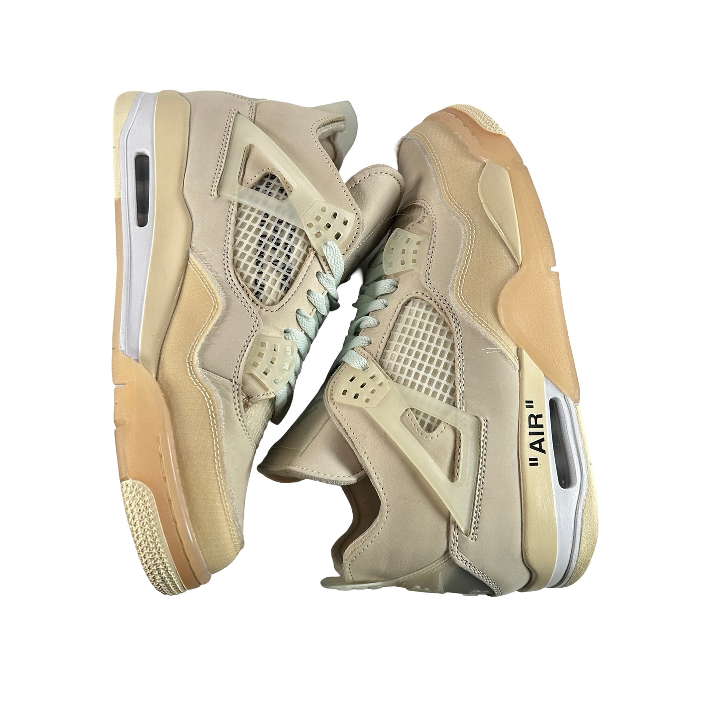 CV9388 100 Jordan 4 Retro Off-White Sail (Women's) [USED] - 10.5 W (Used7)