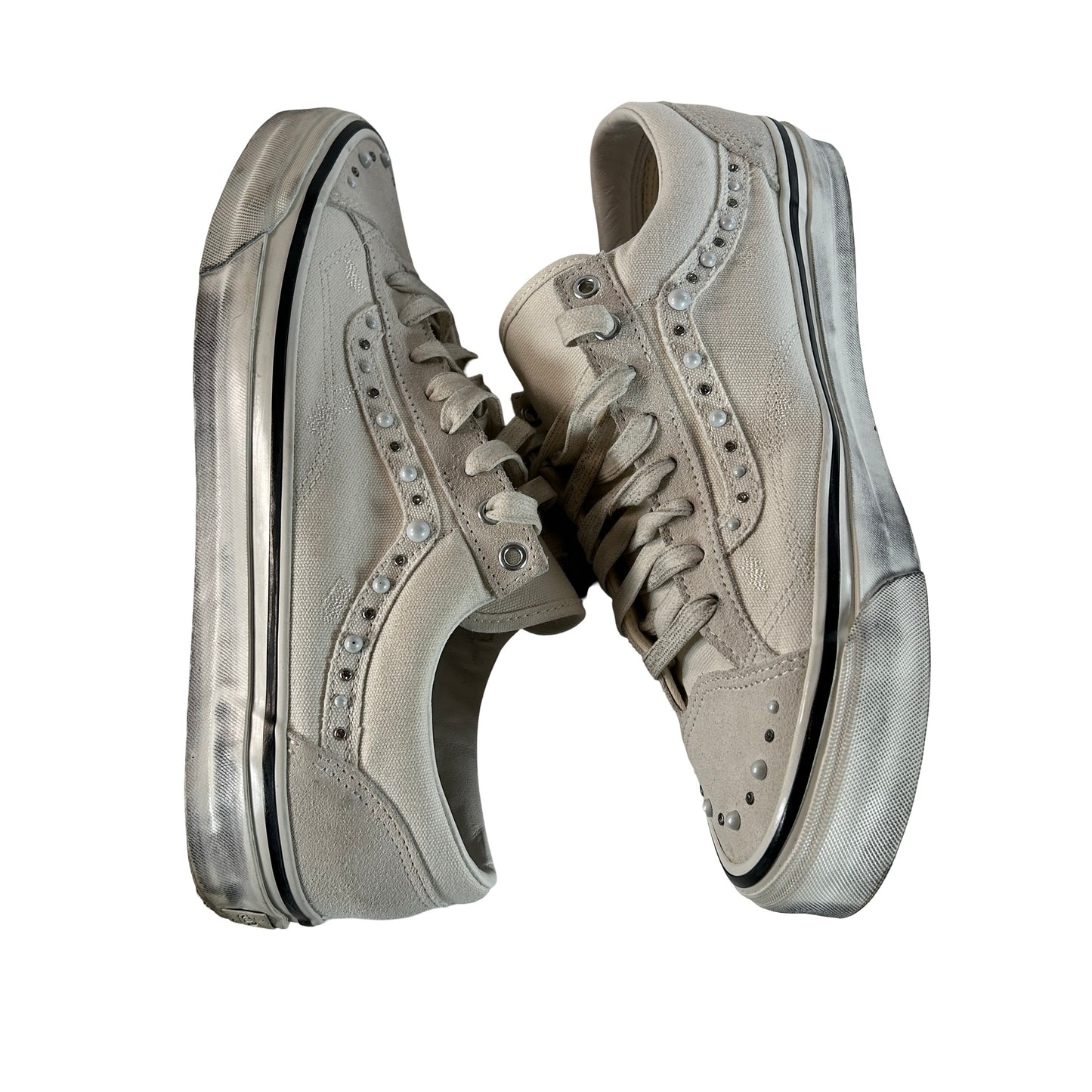VN000E8VCCZ Vans OTW Old Skool 36 Pearlized Pack Marshmallow [USED] - 13 M (Used)