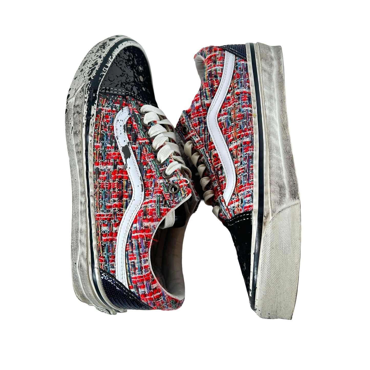 VN000D9VBOS Vans Premium Old Skool Charms Red Black [USED] - 7.5 M (Used)