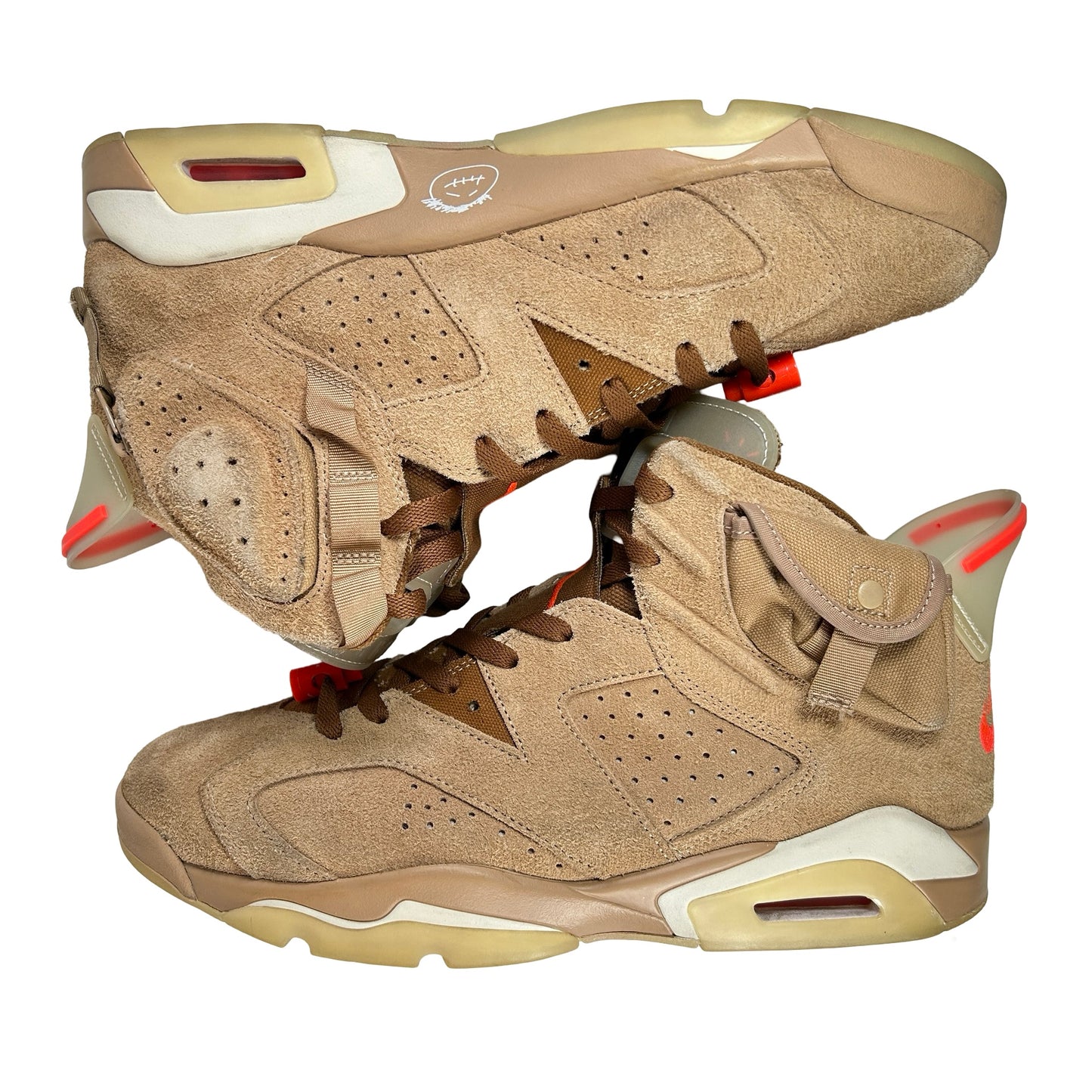 DH0690 200 Jordan 6 Retro Travis Scott British Khaki [USED] - 12.5 M (Used)