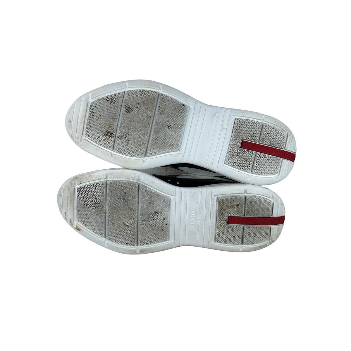 4E3400 3LGP F0967 Prada America's Cup White Black [USED] - PRADA 9.5 / US 10.5