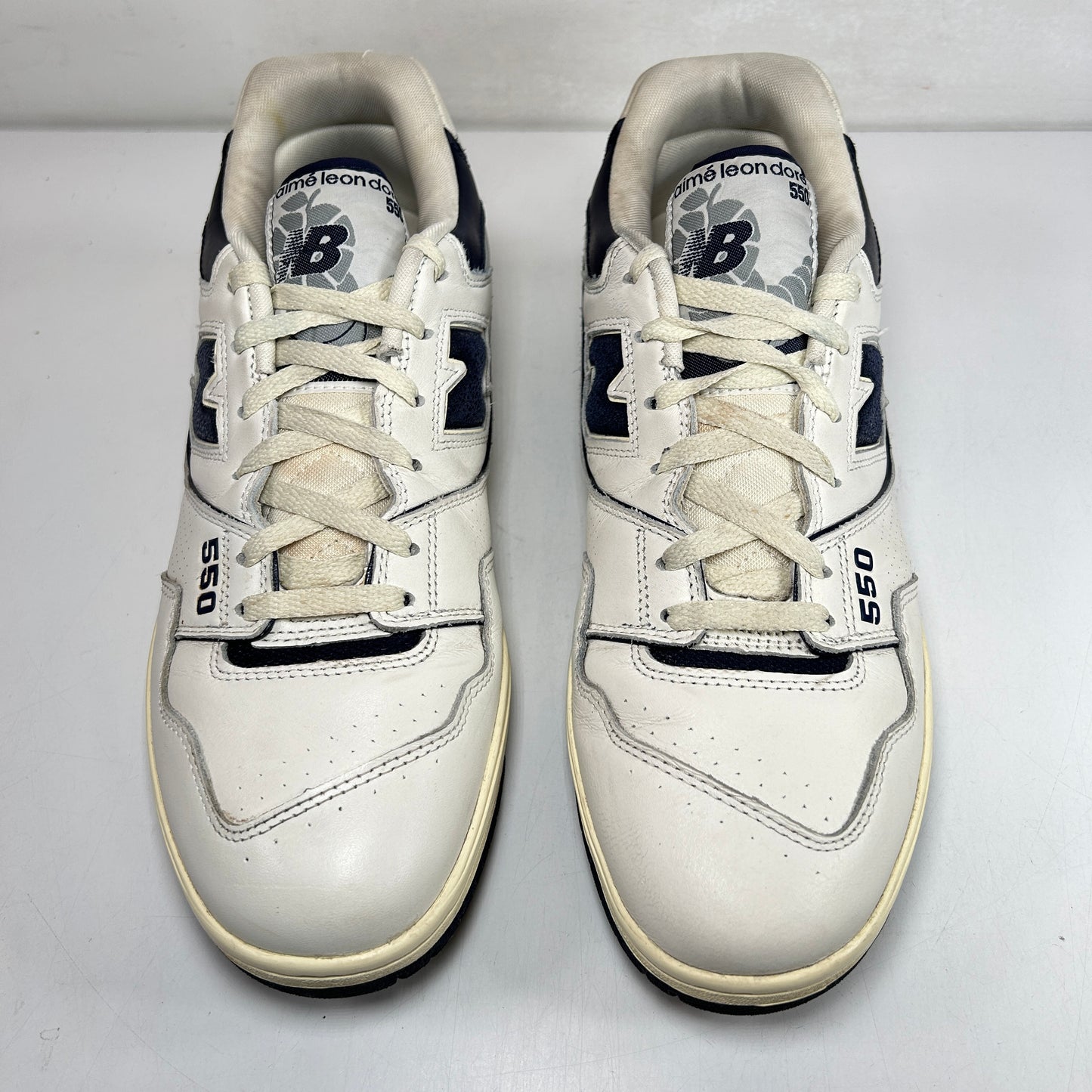 BB550ALF New Balance 550 Aime Leon Dore White Navy [USED] - 12 M (Used)