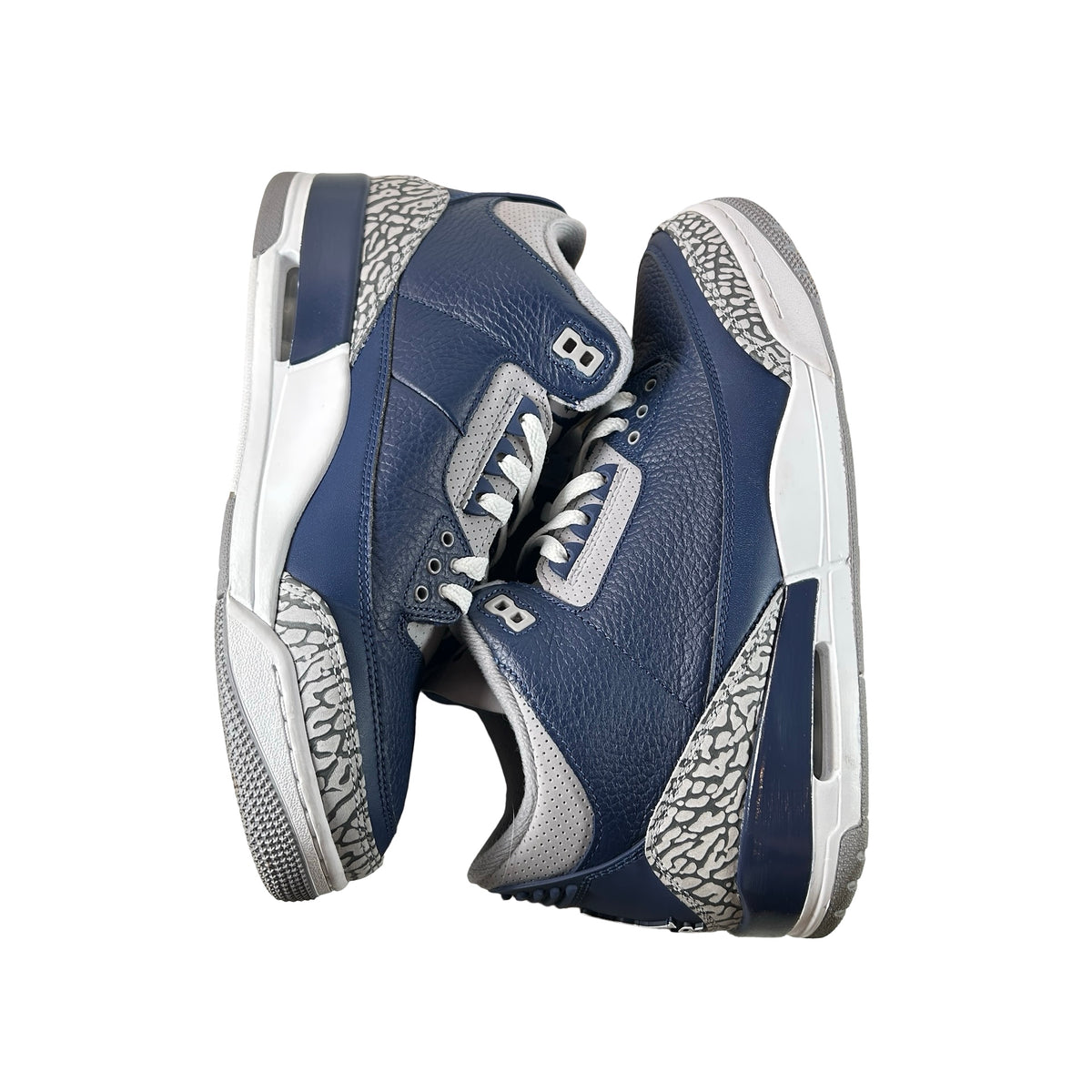 CT8532 401 Jordan 3 Georgetown [USED] - 10 M (Used)