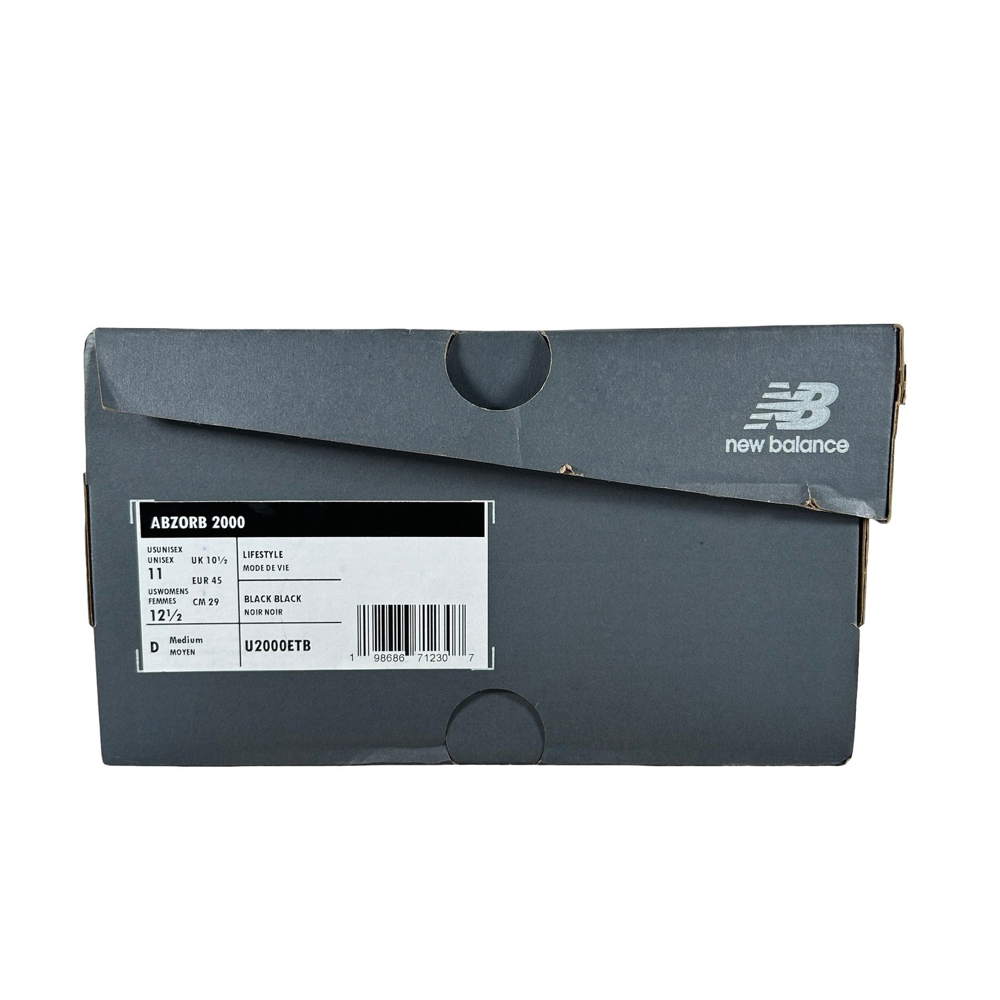 U2000ETB New Balance Abzorb 2000 Black [USED] - 11 M (Used)