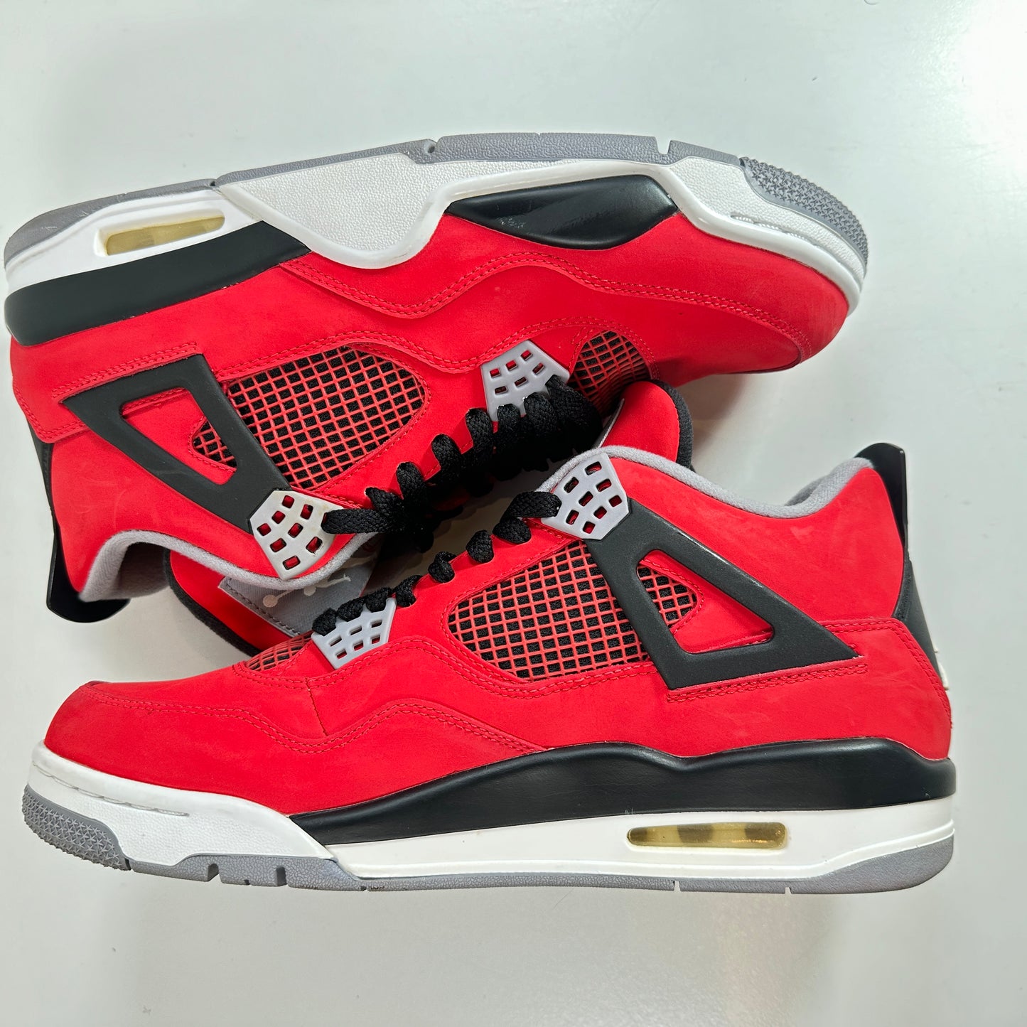 308497 603 Jordan 4 Retro Toro Bravo [USED] - 9.5 M (Used) (No Box)