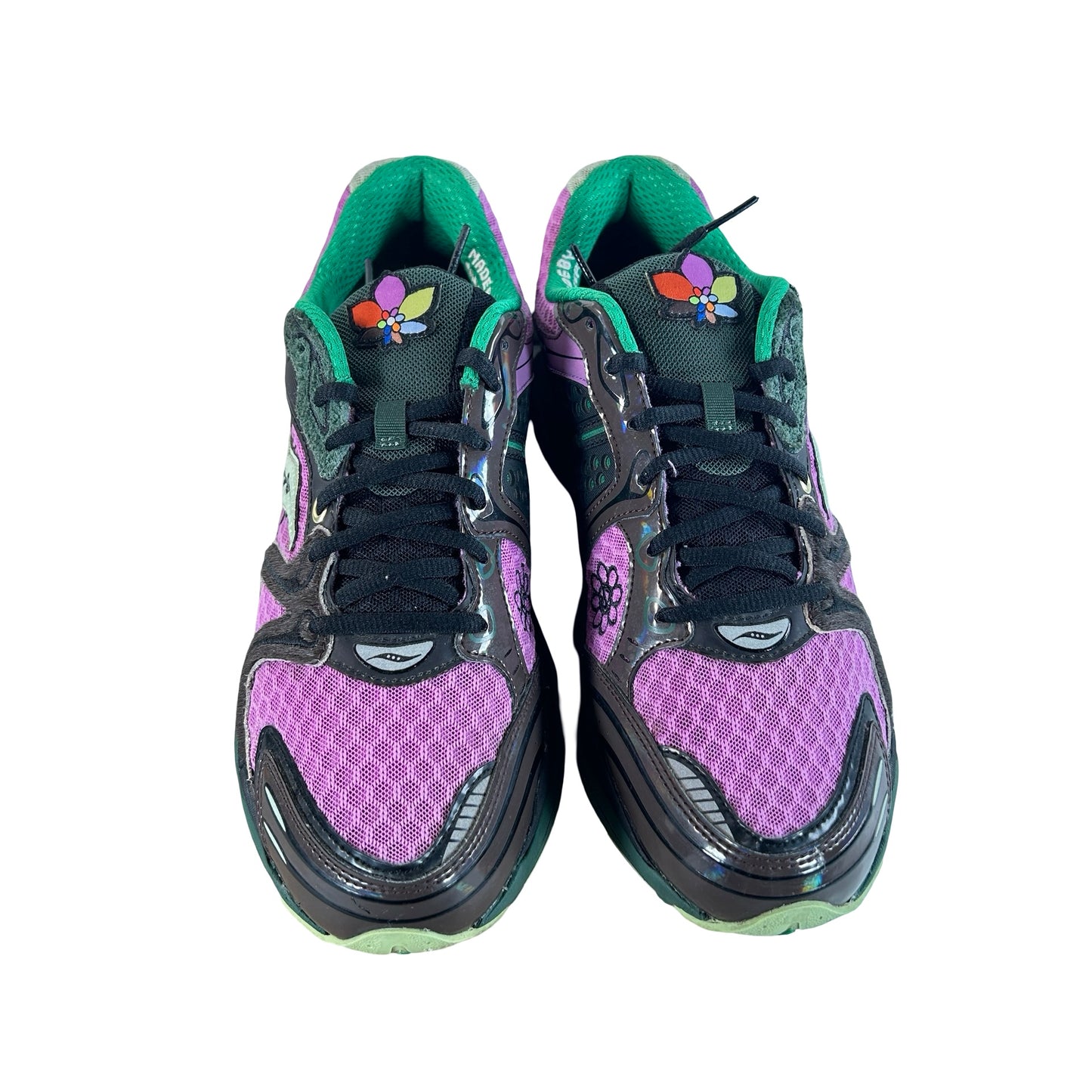 S70966 3 Saucony ProGrid Triumph 4 Jae Tips Flowers Grow Uptown Perilla [USED] - 11 M (Used)