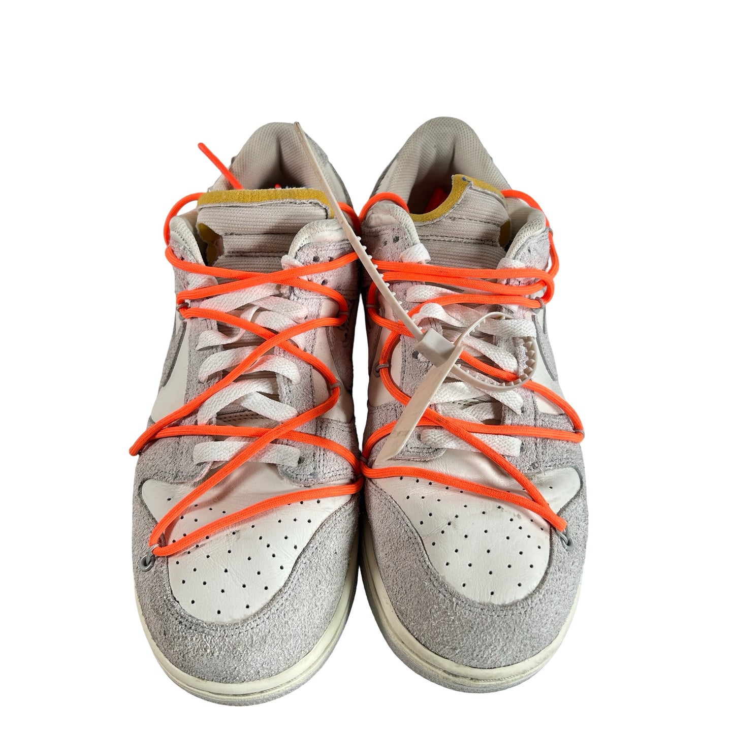 DJ0950 108 Nike Dunk Low Off-White Lot 11 [USED] - 11 M (Used)