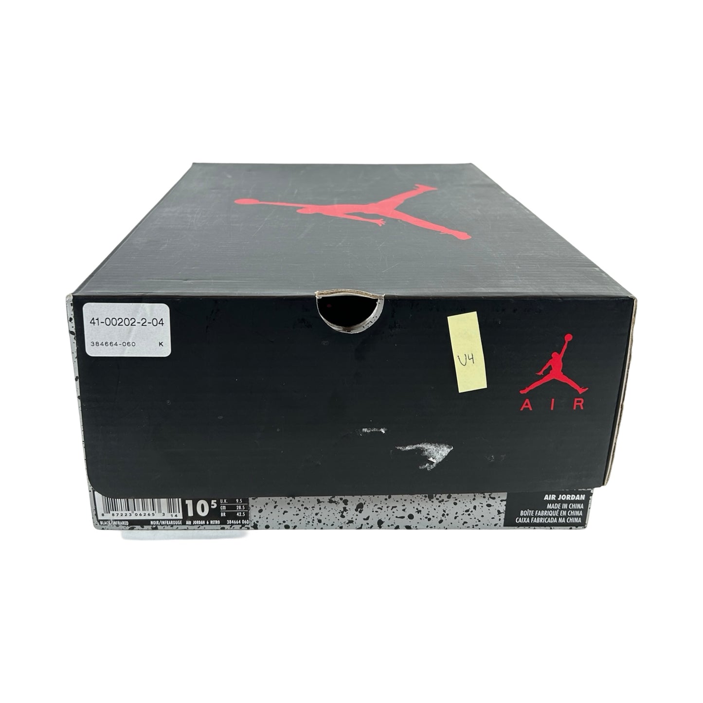 384664 060 Jordan 6 Retro Black Infrared (2019) [USED] - 10.5 M (Used4)