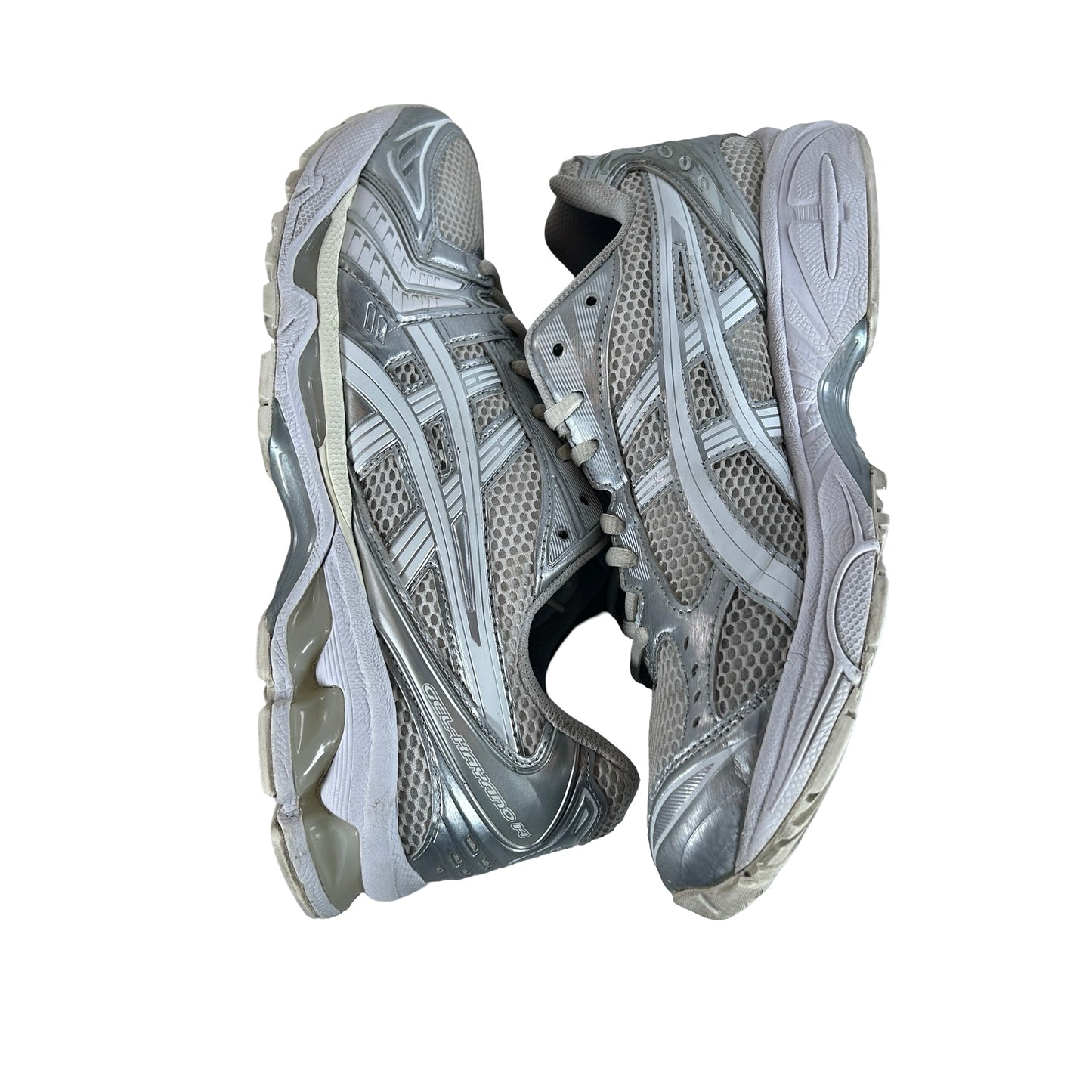 1201A457 100 ASICS Gel-Kayano 14 JJJJound Silver White [USED] - 9 M (Used)